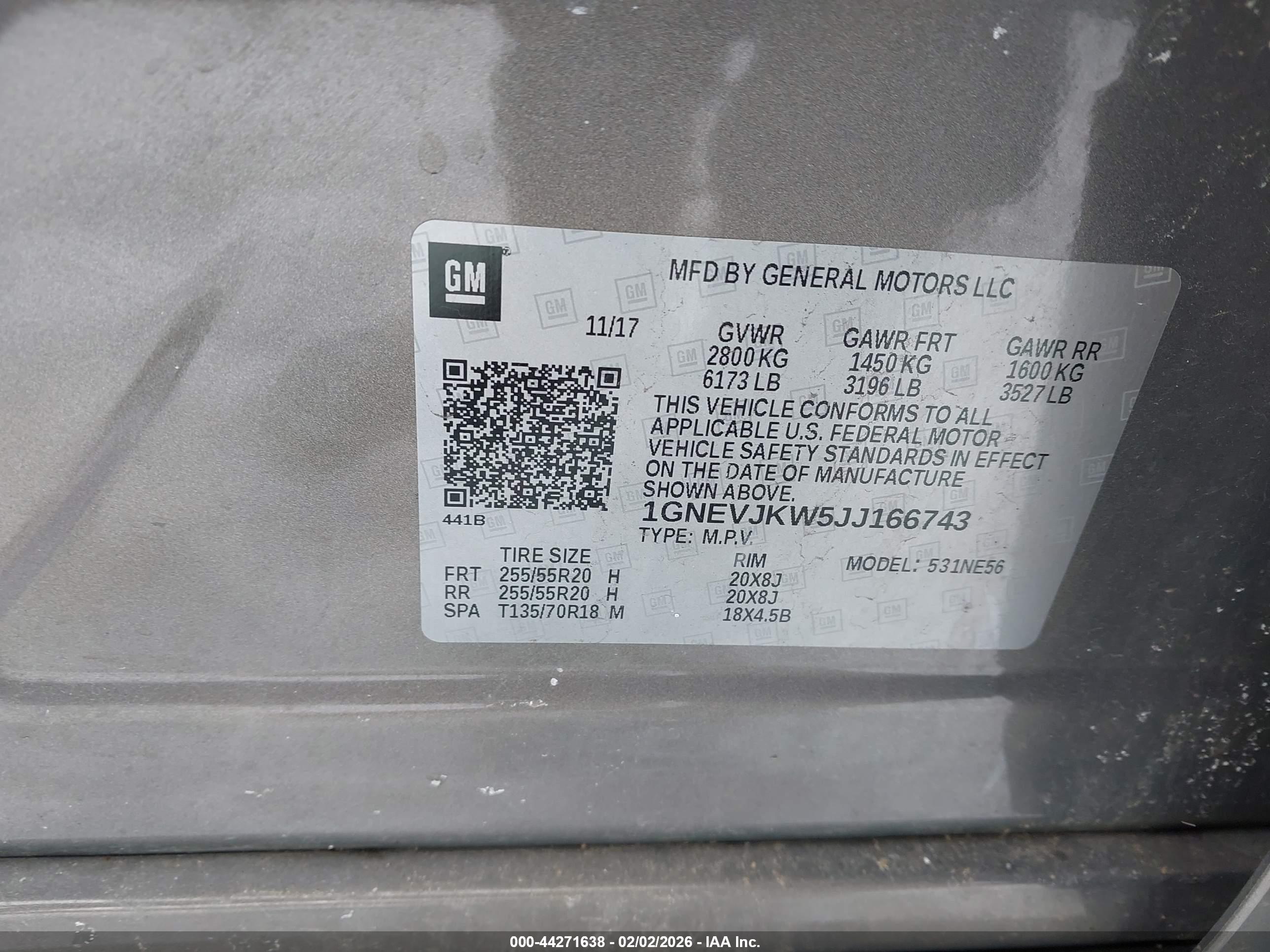 CHEVROLET TRAVERSE image 9