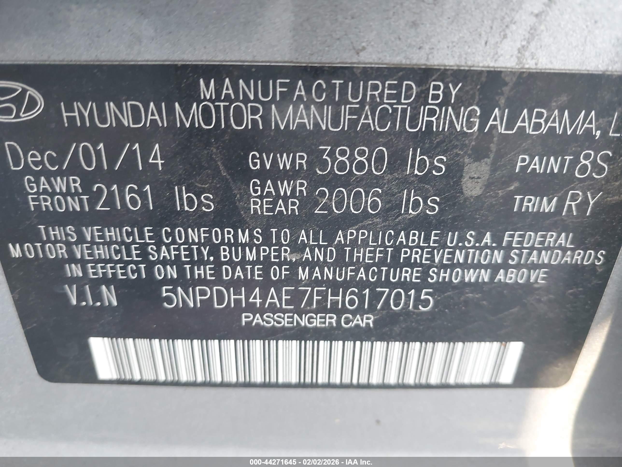 HYUNDAI ELANTRA image 9