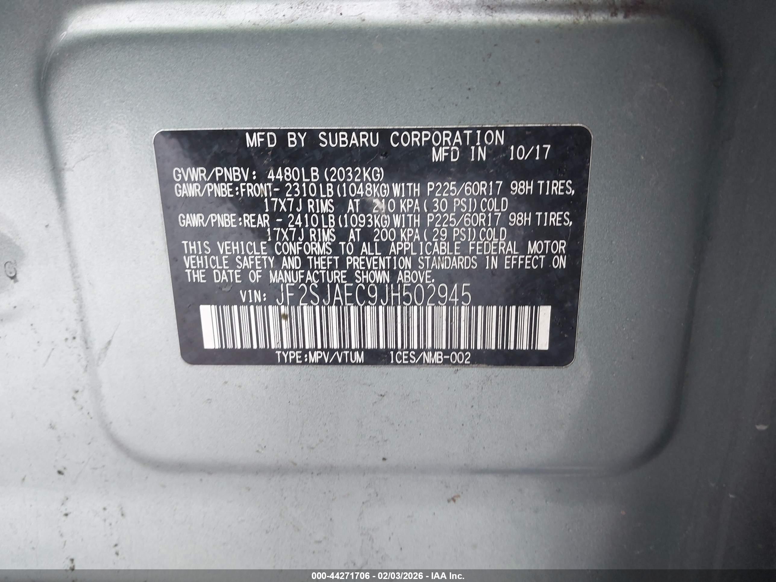 SUBARU FORESTER image 9