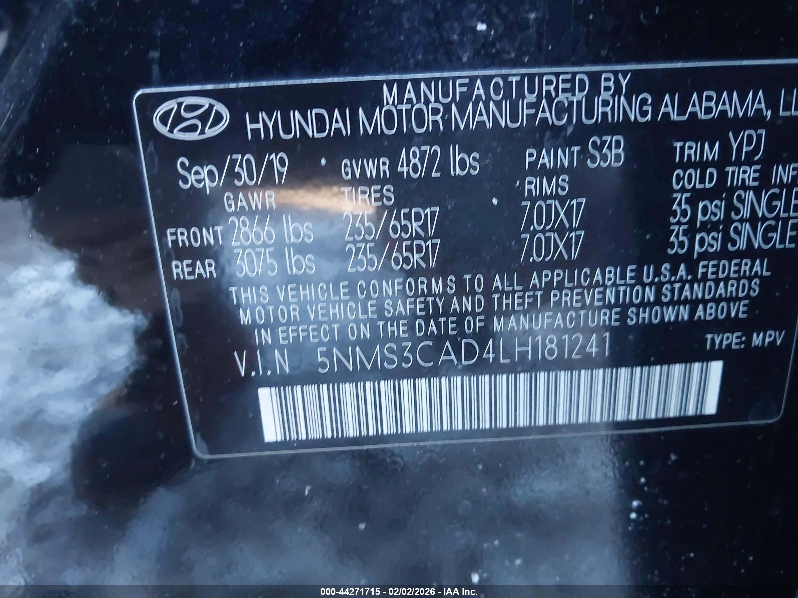 HYUNDAI SANTA image 9