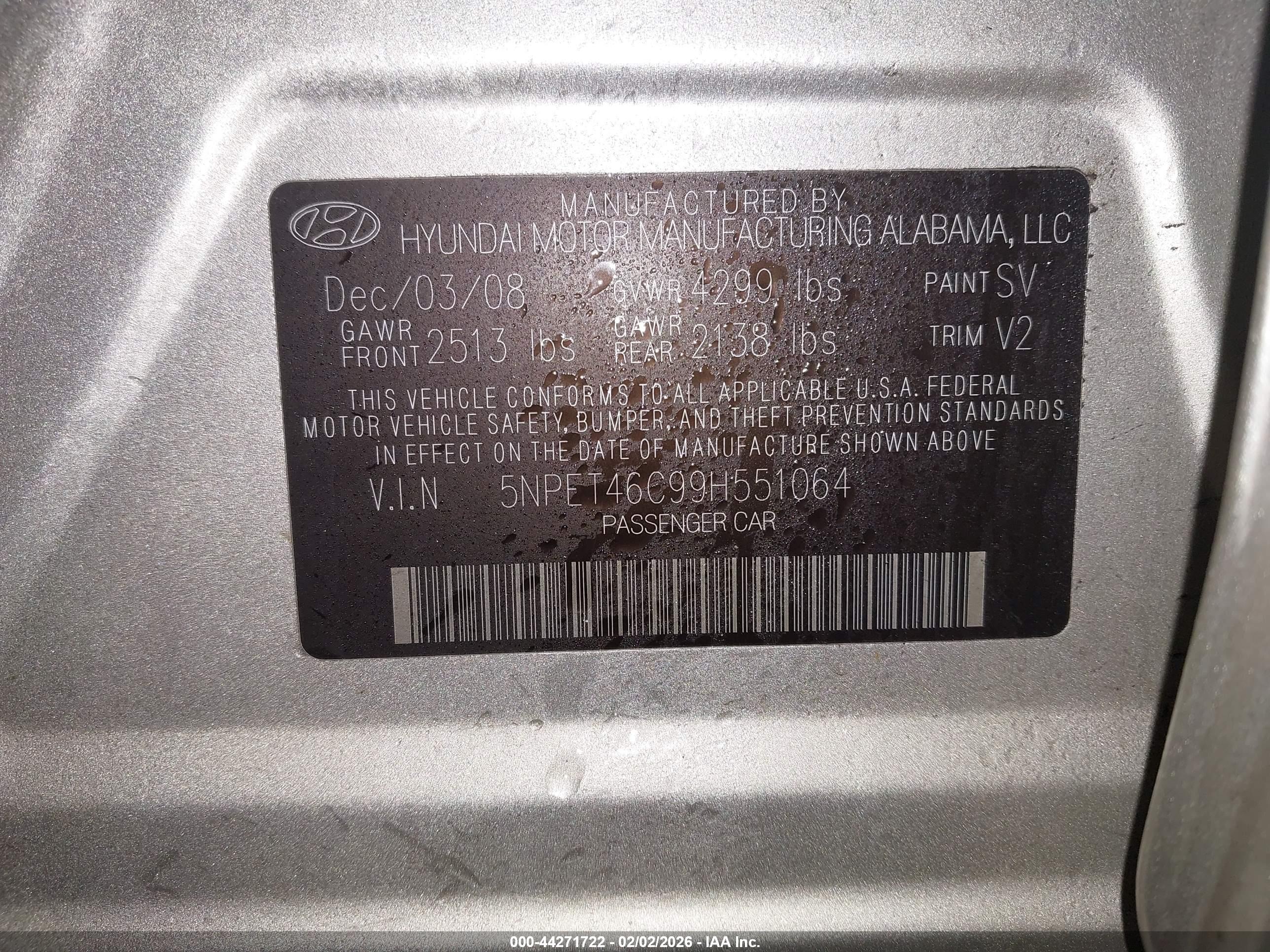 HYUNDAI SONATA image 9