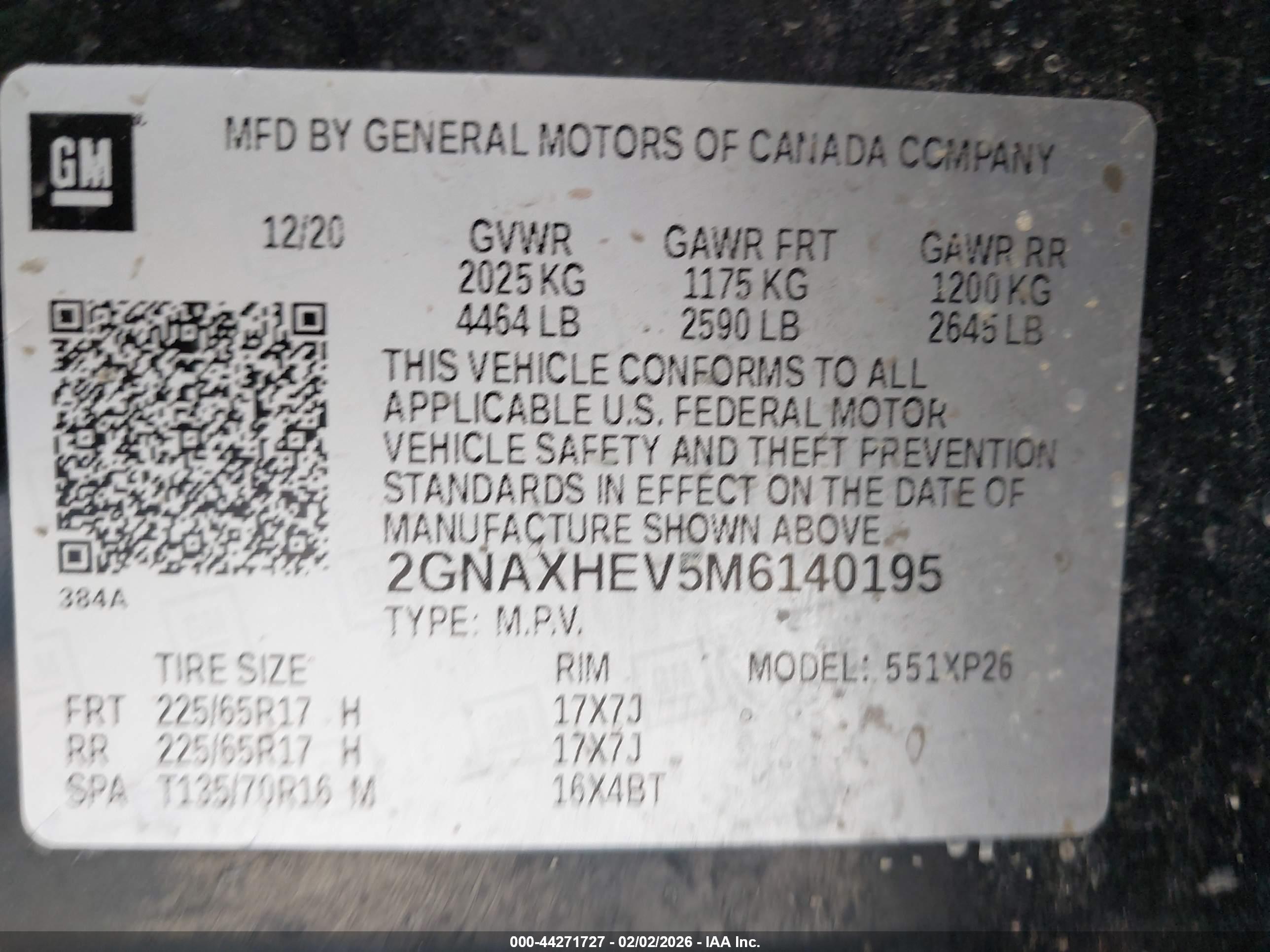 CHEVROLET EQUINOX image 9