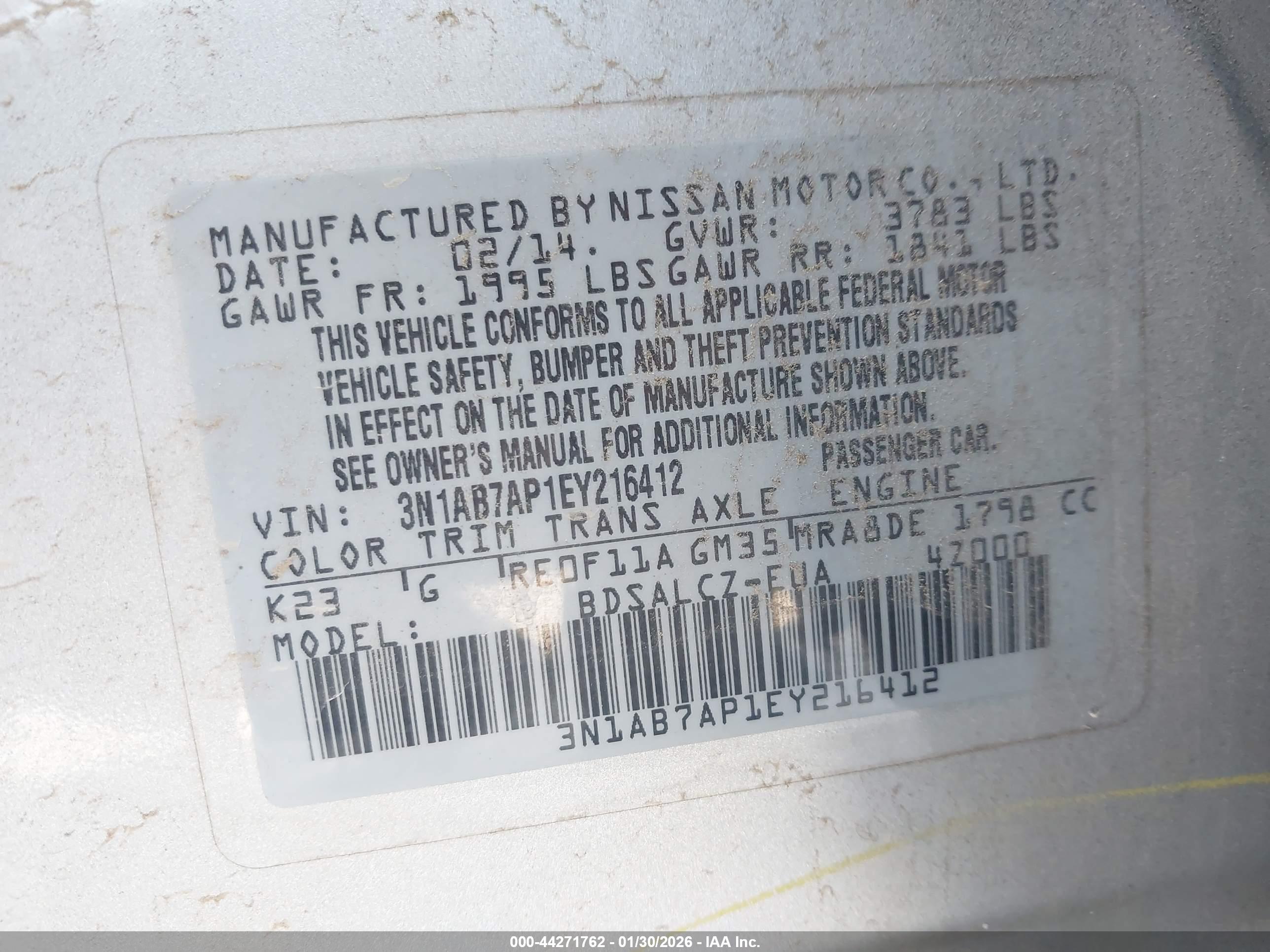 NISSAN SENTRA image 9