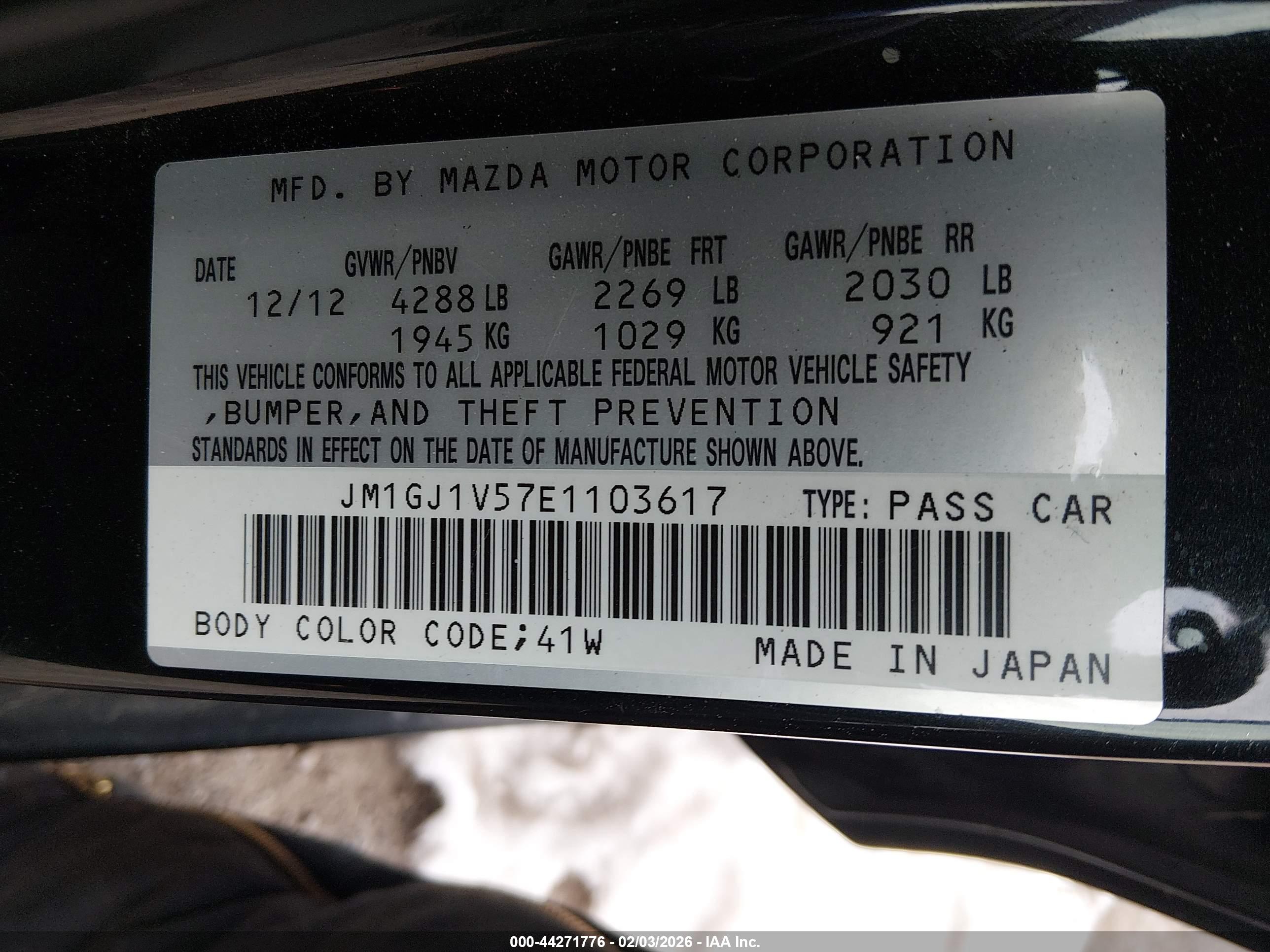 MAZDA MAZDA6 image 9