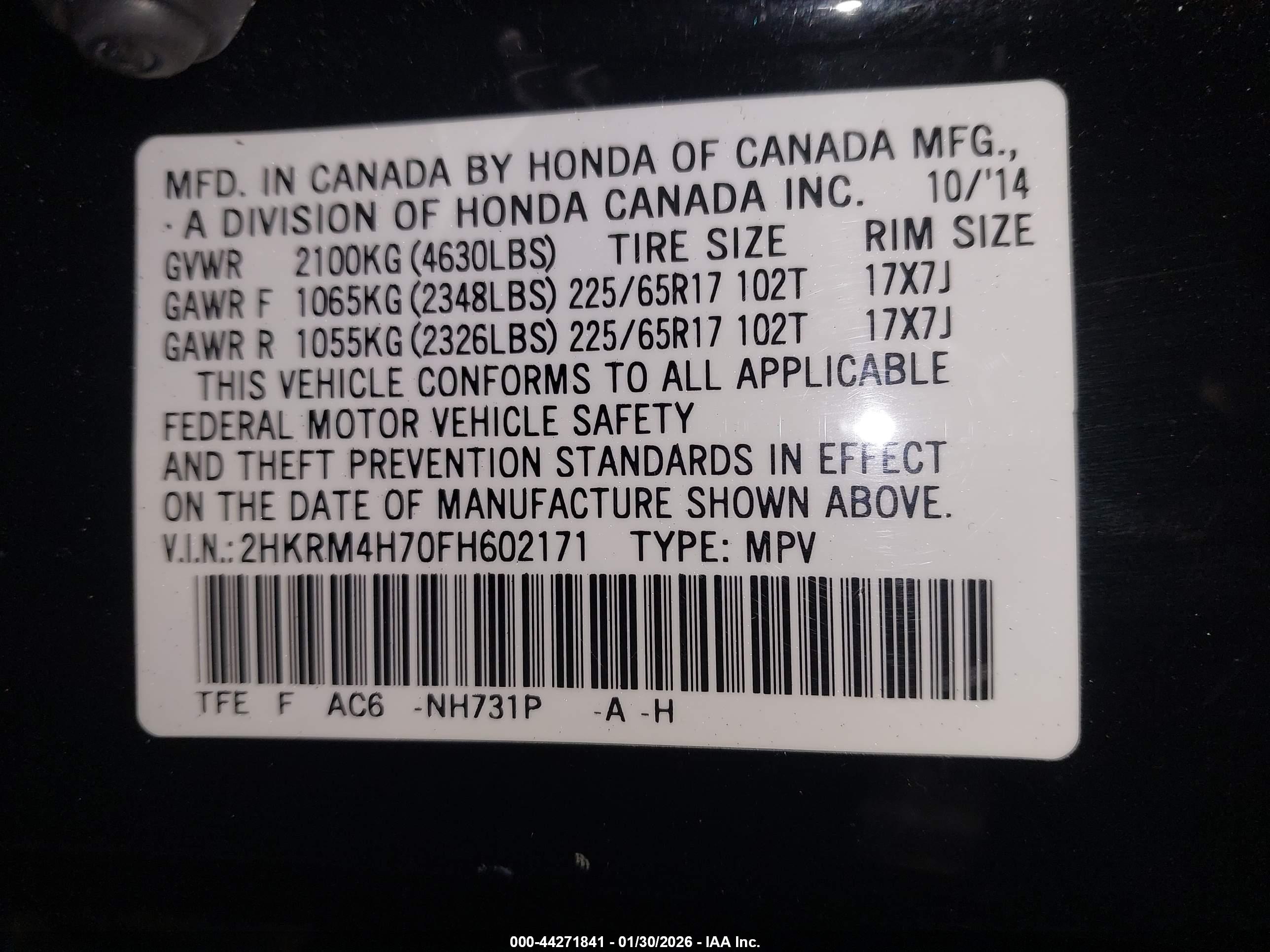 HONDA CR-V image 9