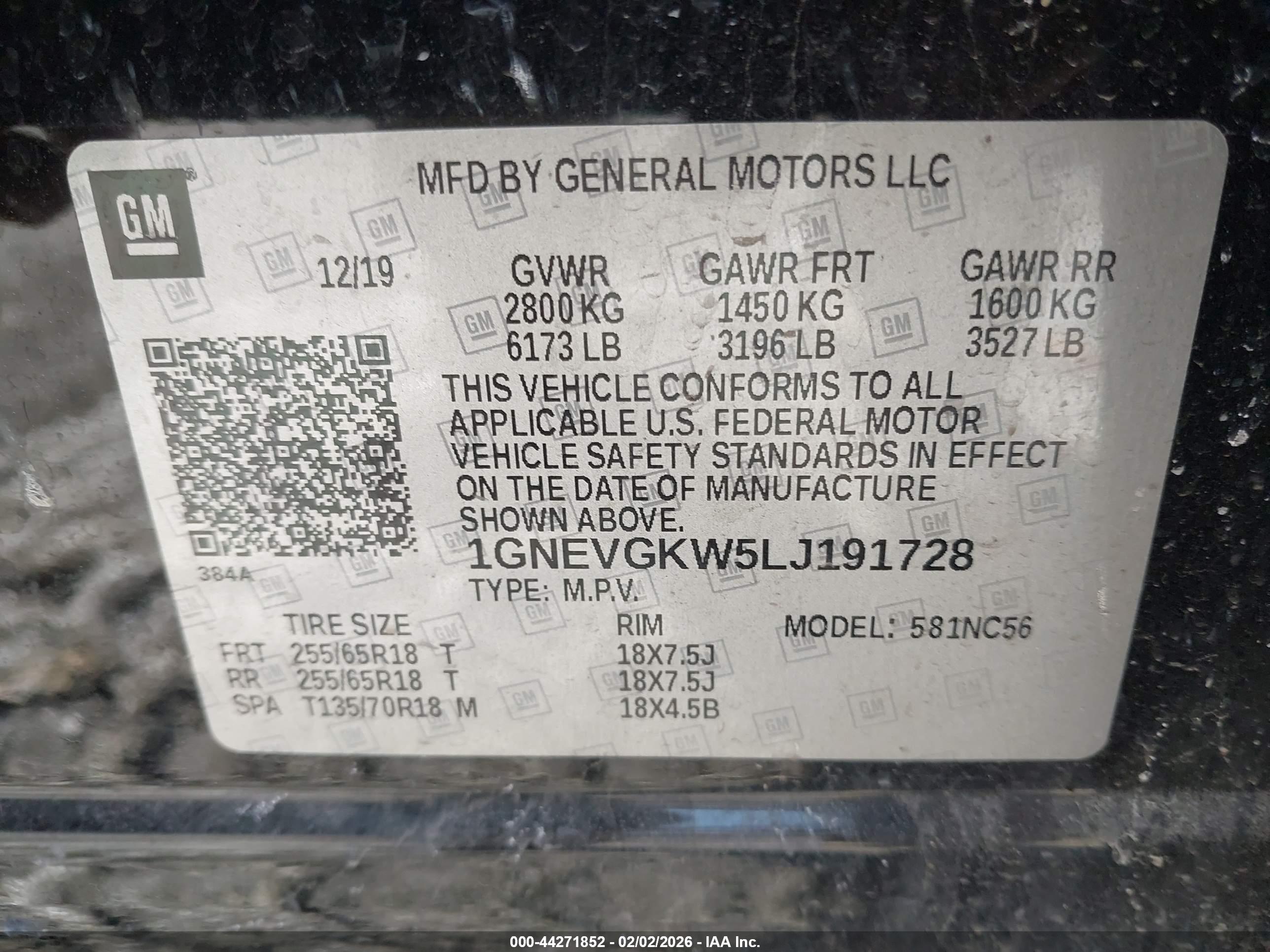 CHEVROLET TRAVERSE image 9