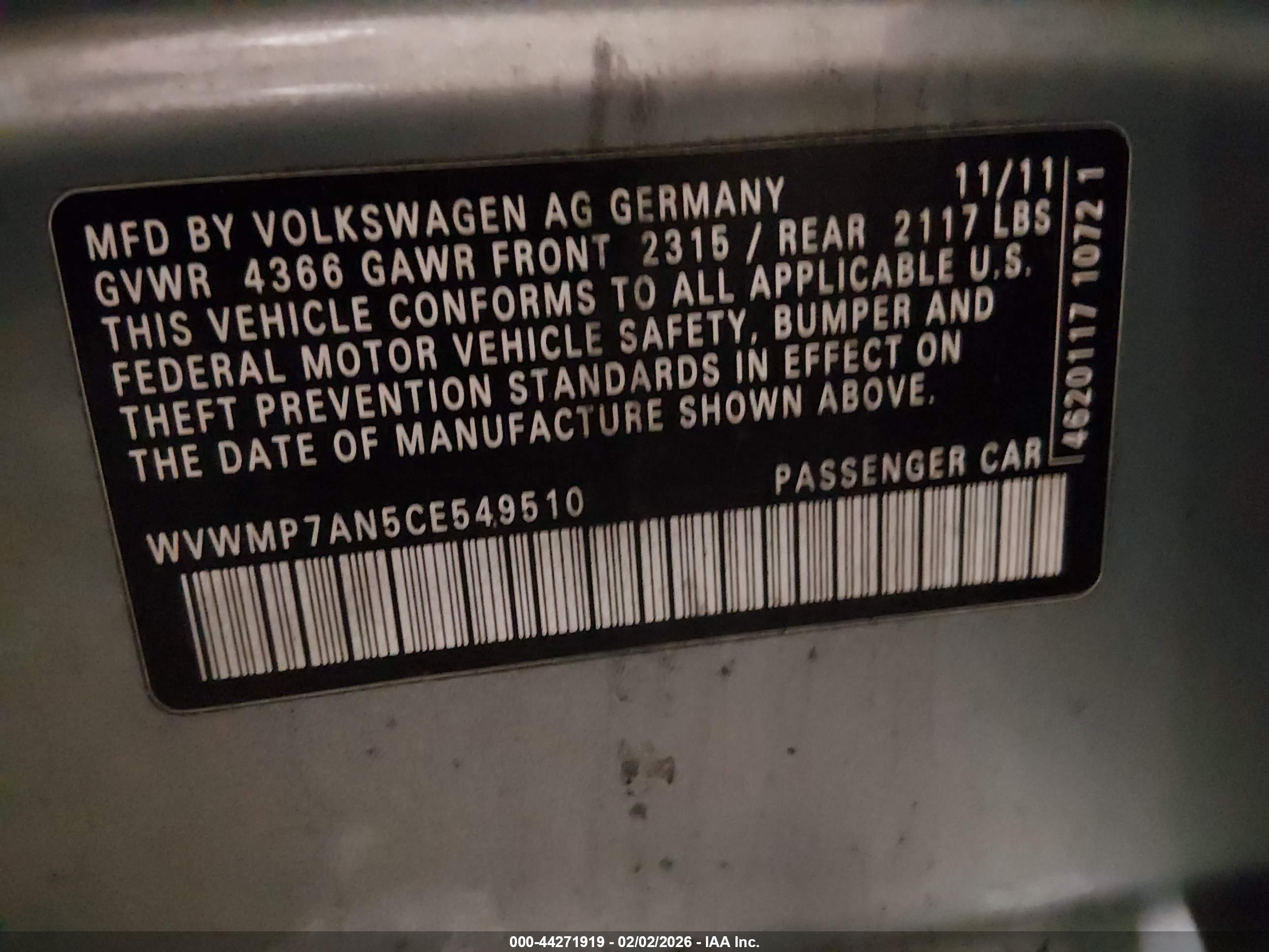 VOLKSWAGEN CC image 9
