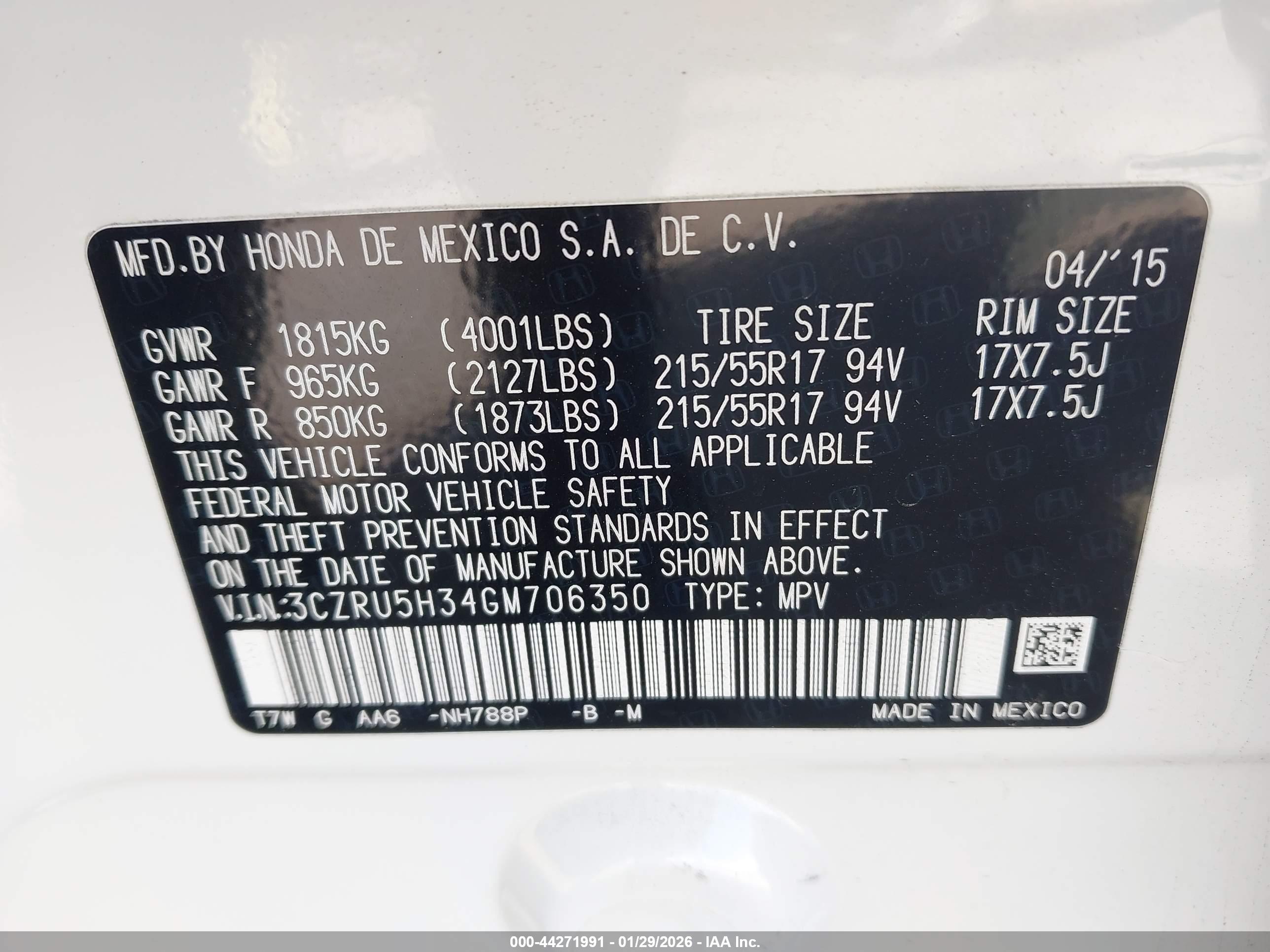 HONDA HR-V image 9