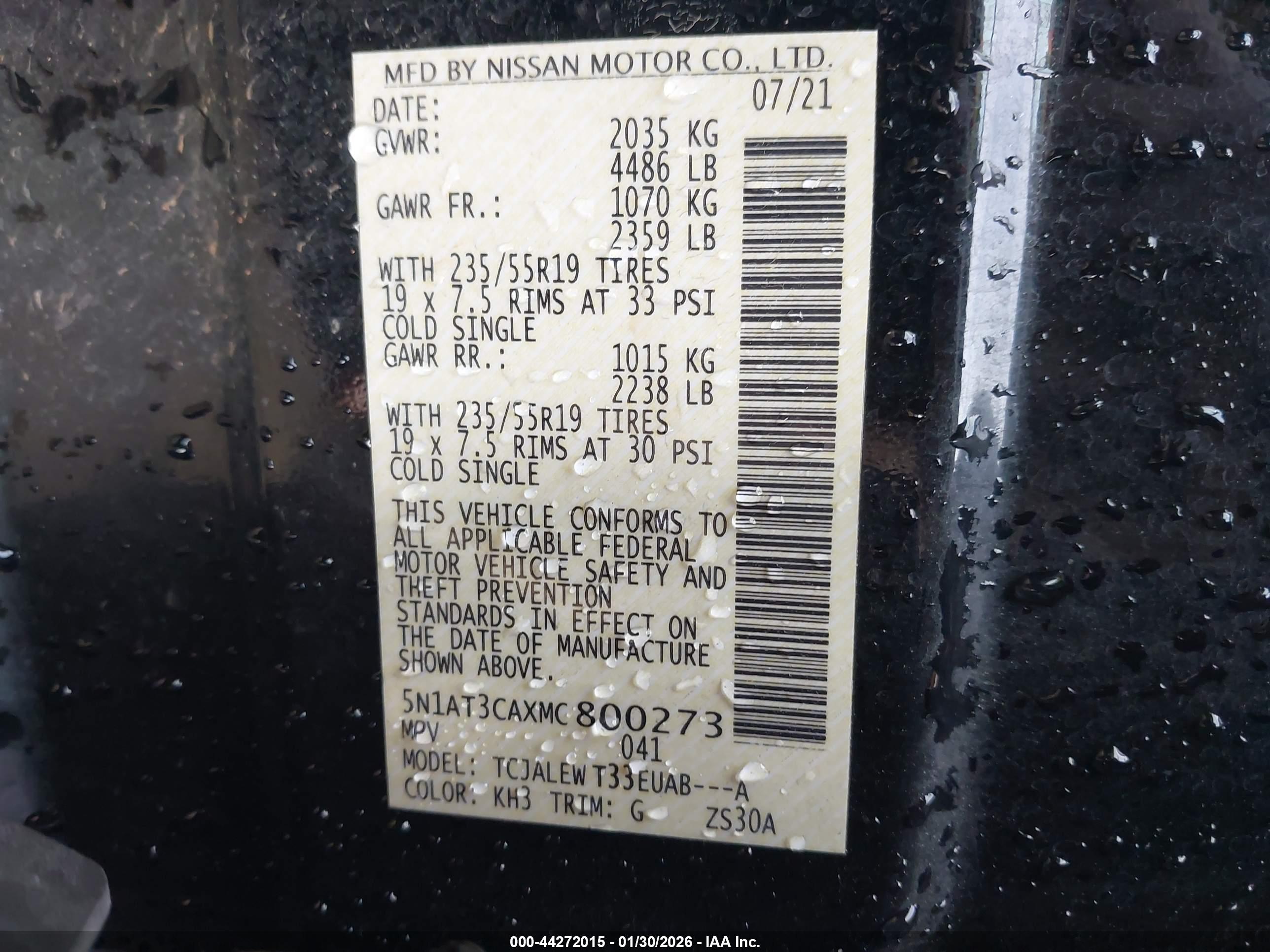 NISSAN ROGUE image 9
