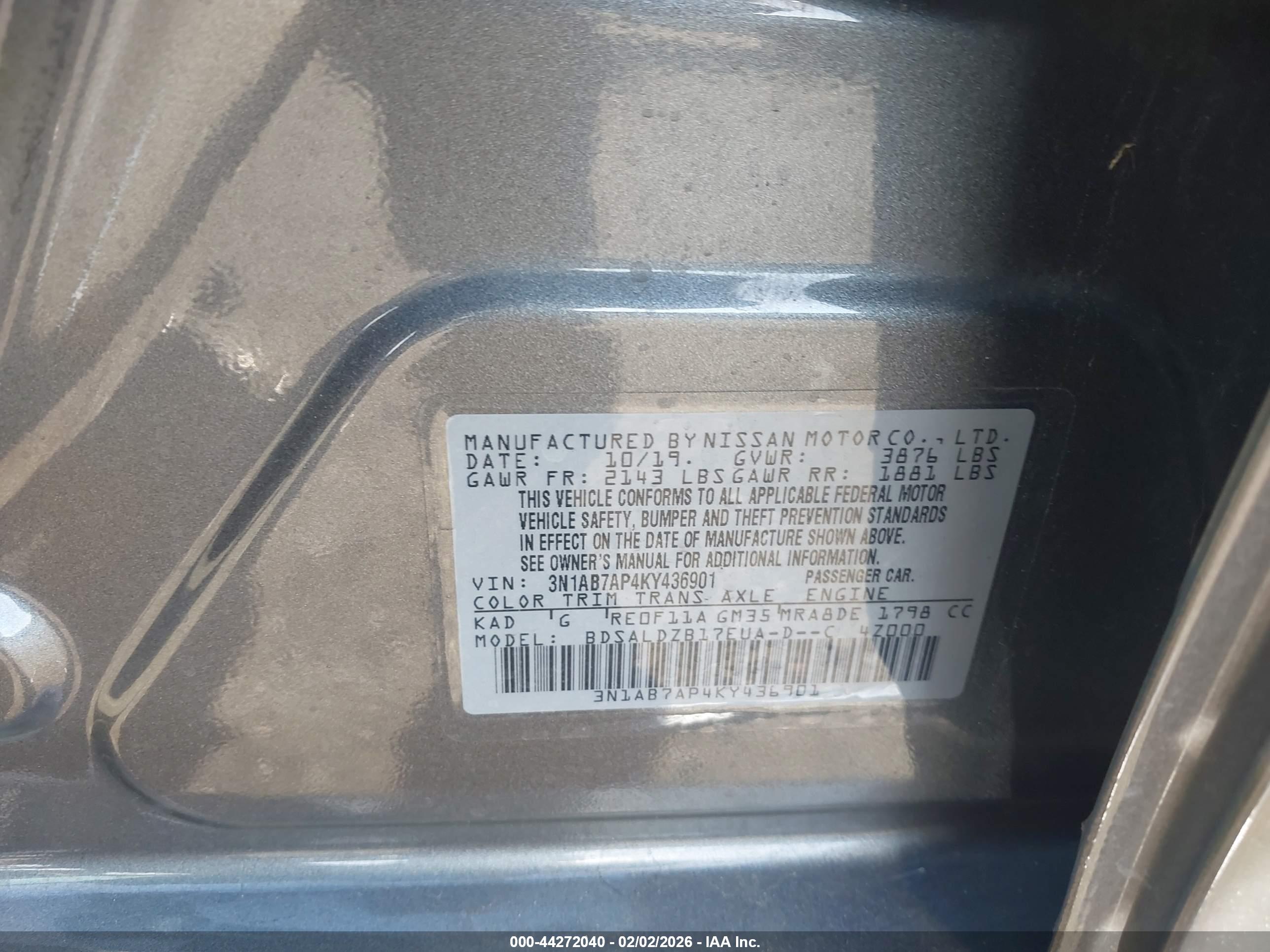 NISSAN SENTRA image 9