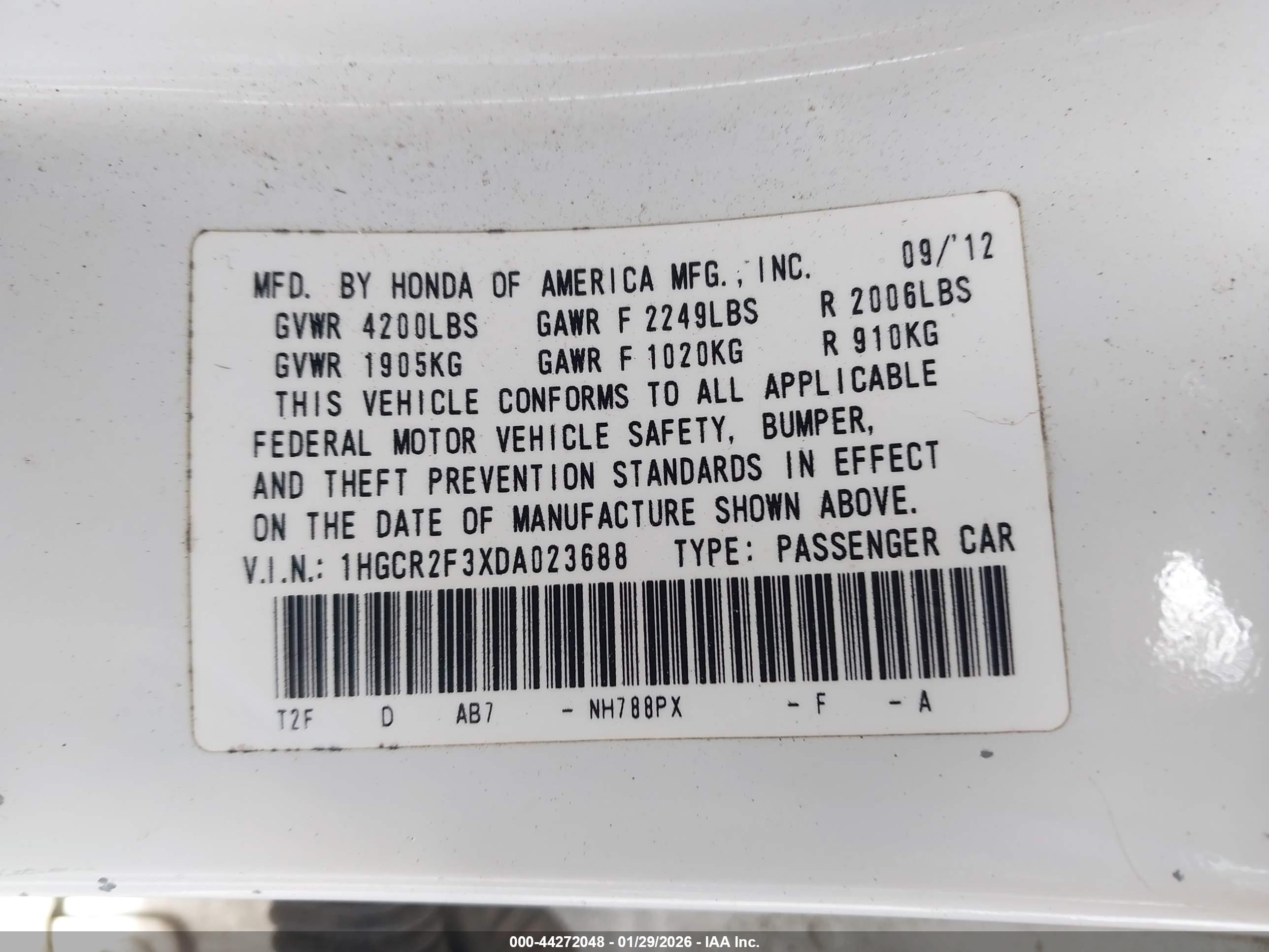 HONDA ACCORD image 9