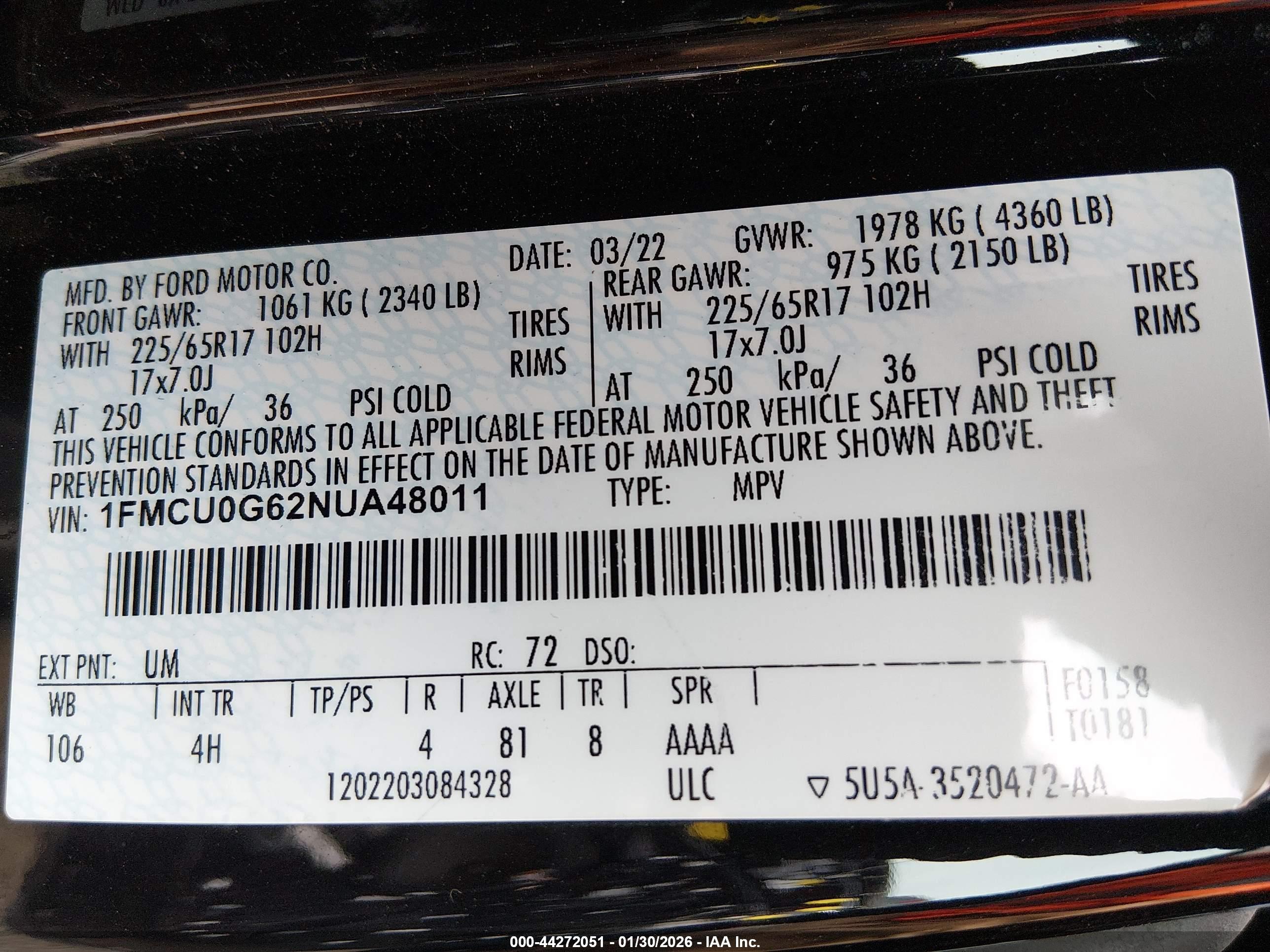 FORD ESCAPE image 9