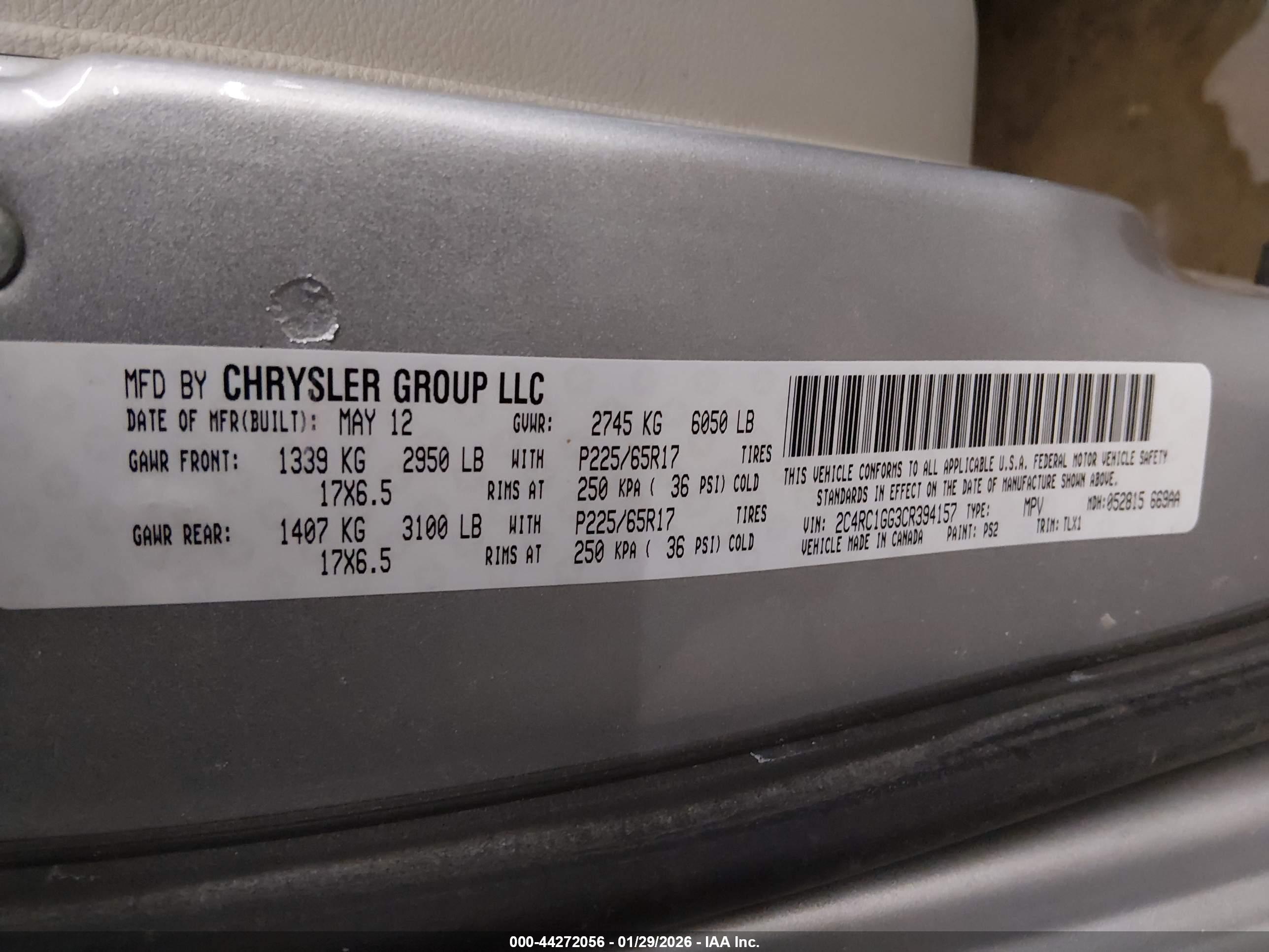 CHRYSLER TOWN image 9