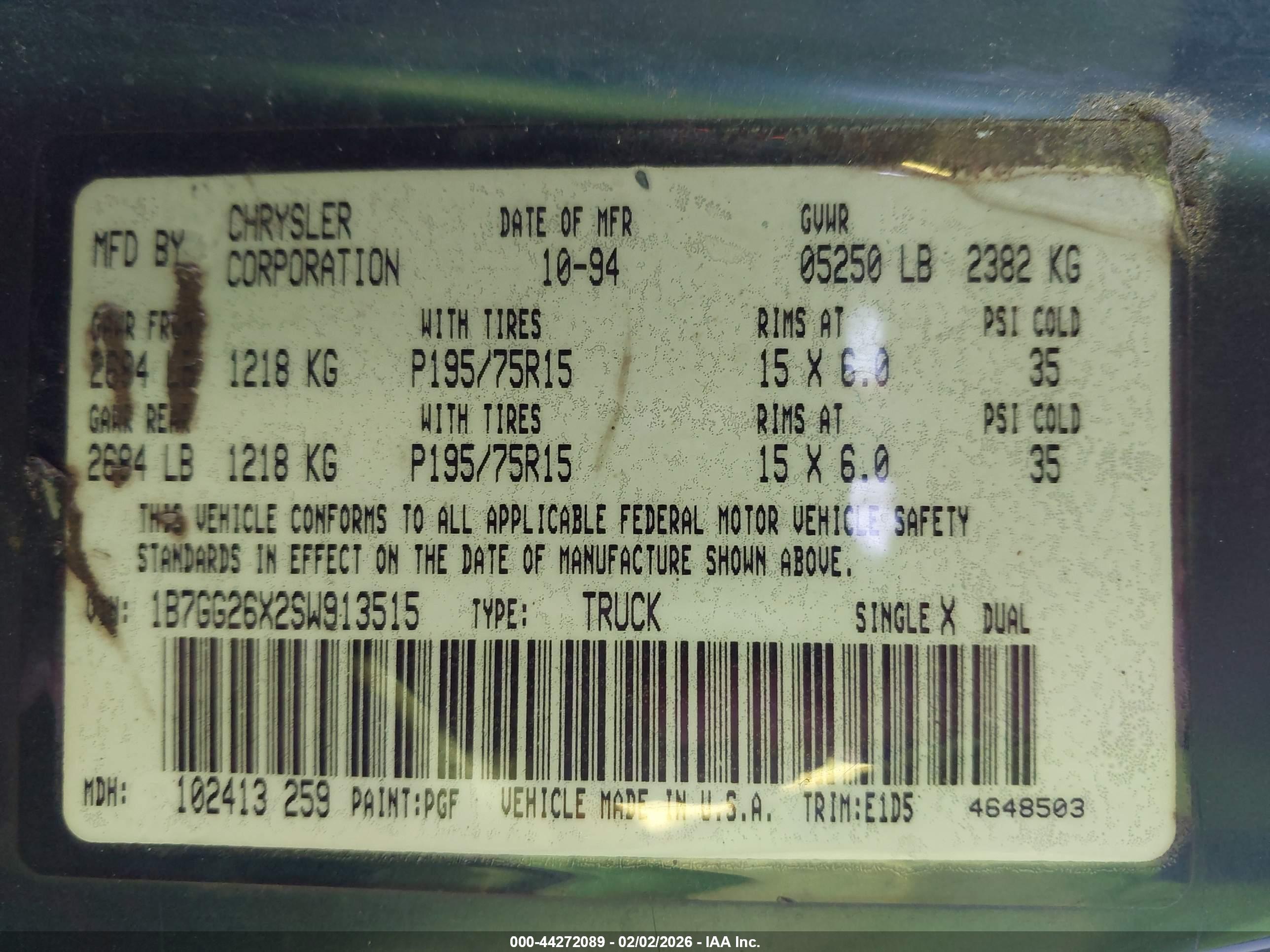 DODGE DAKOTA image 9