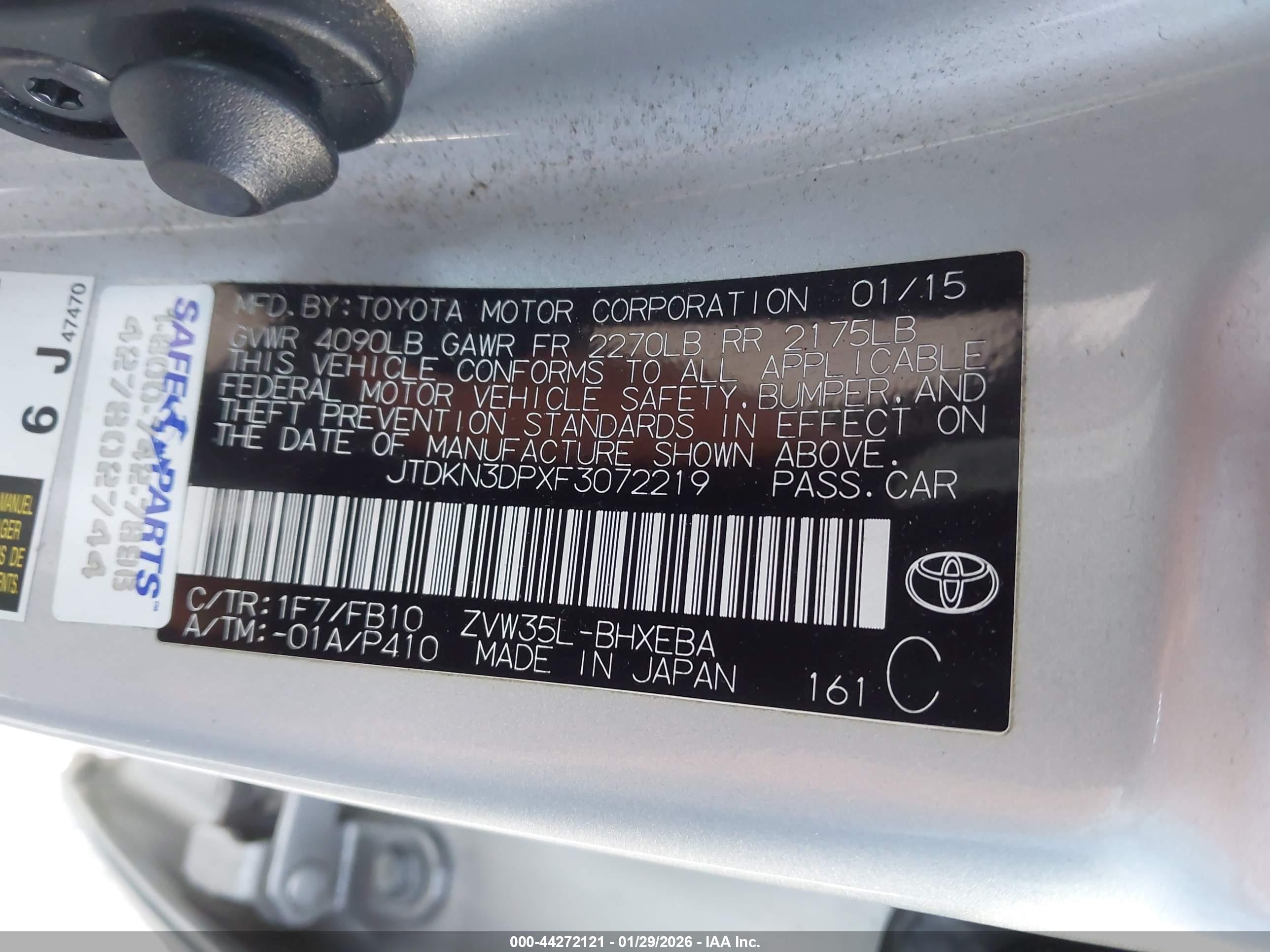 TOYOTA PRIUS image 9