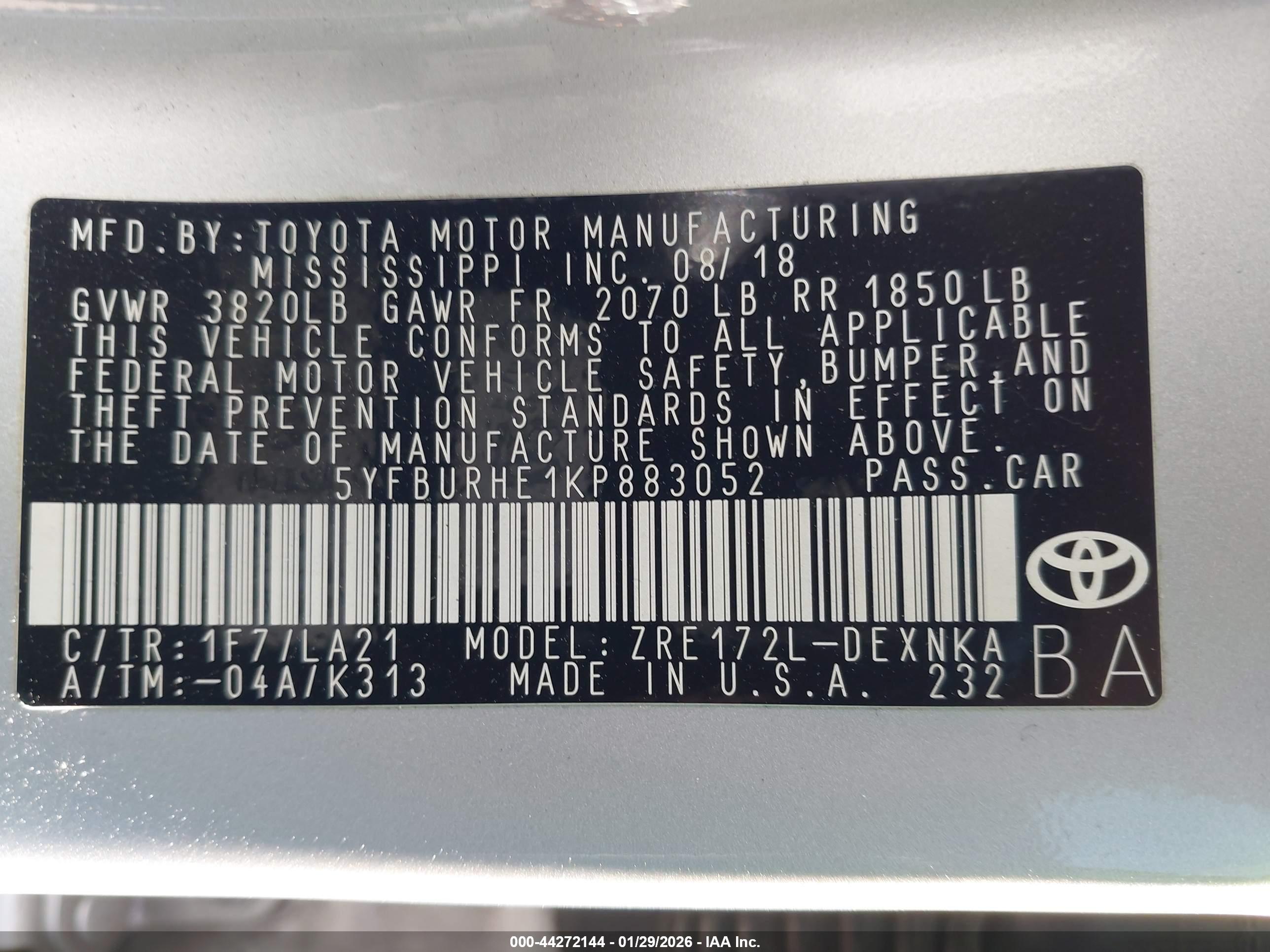 TOYOTA COROLLA image 9