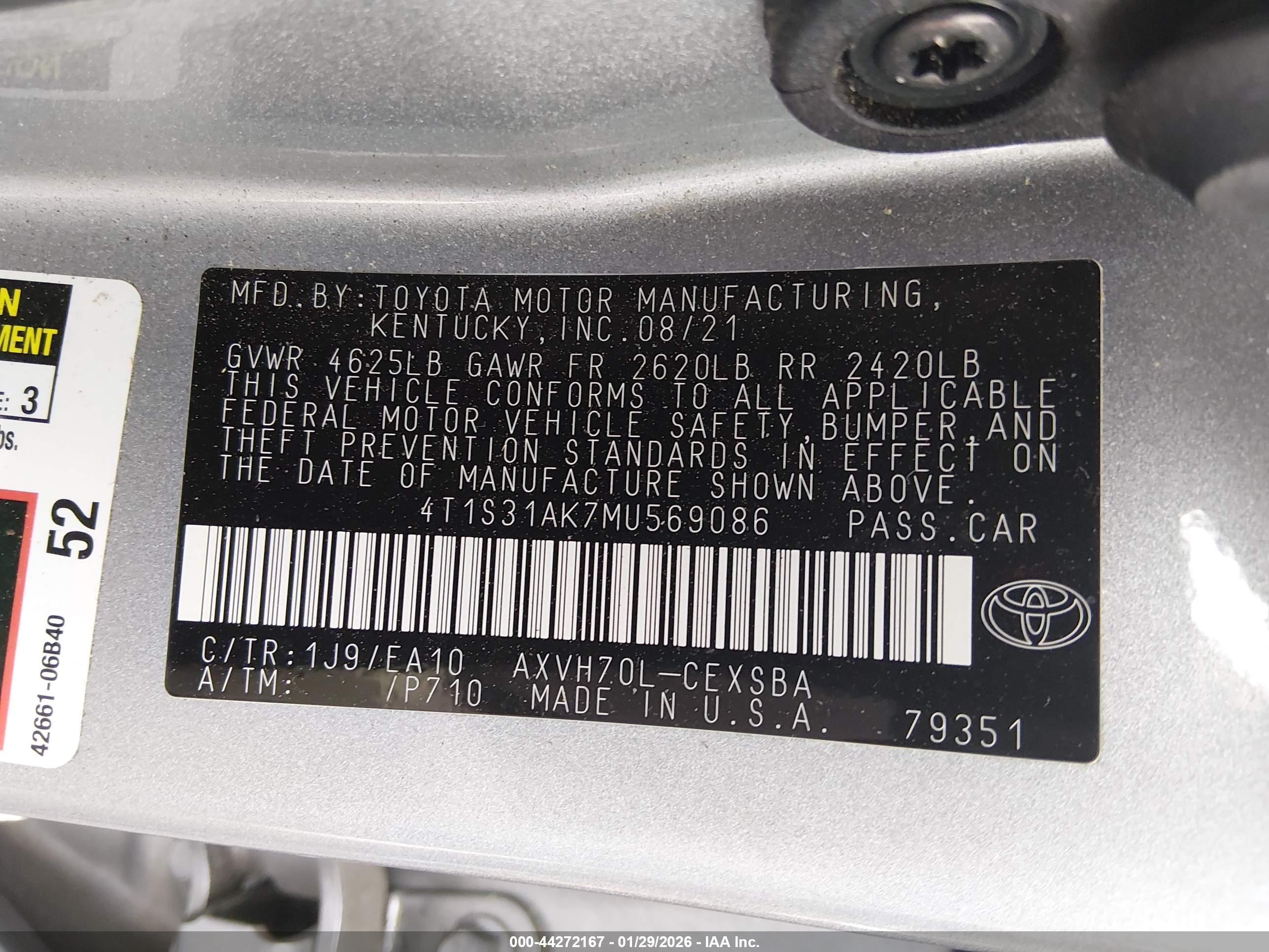 TOYOTA CAMRY image 9