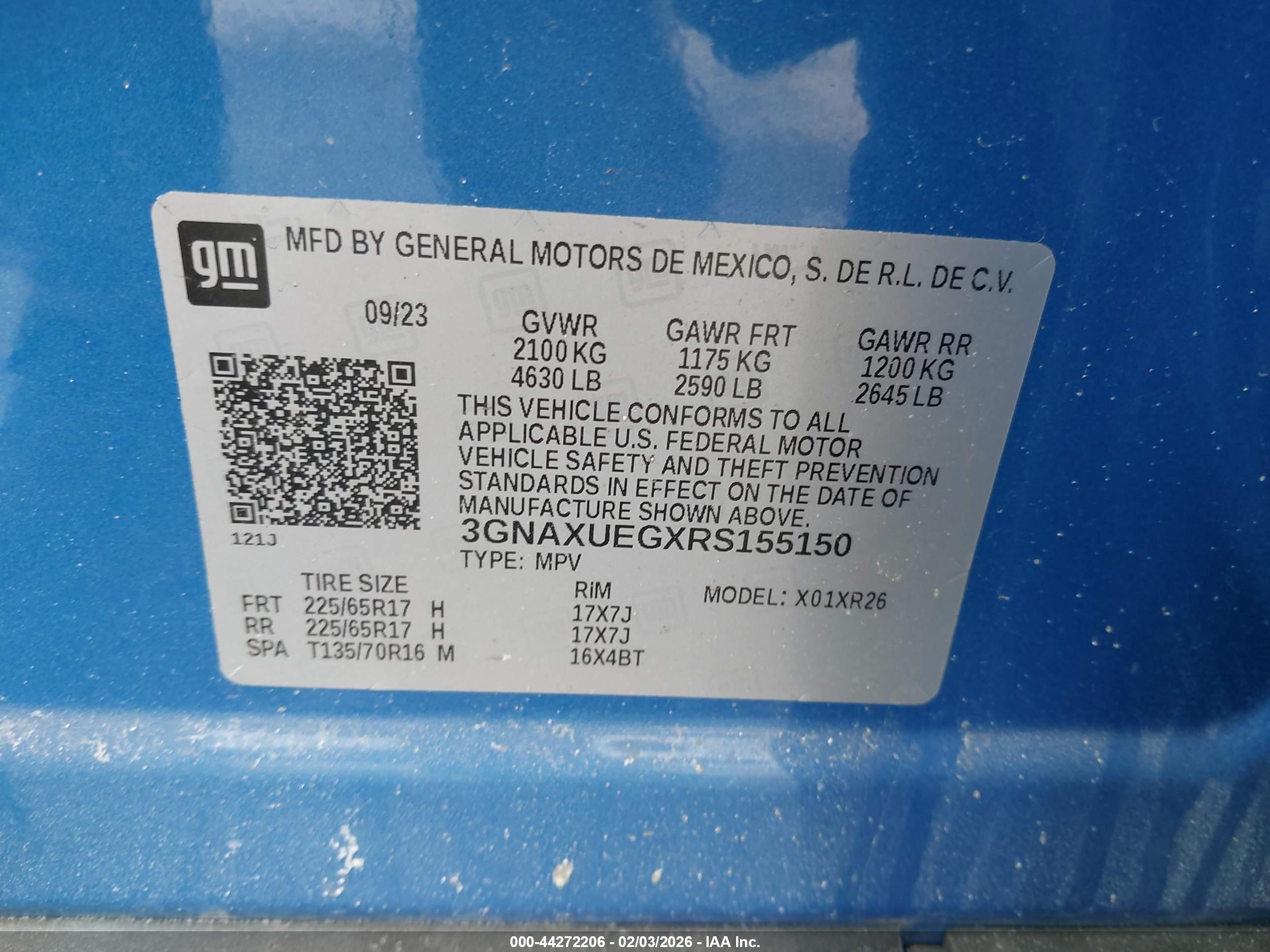 CHEVROLET EQUINOX image 9