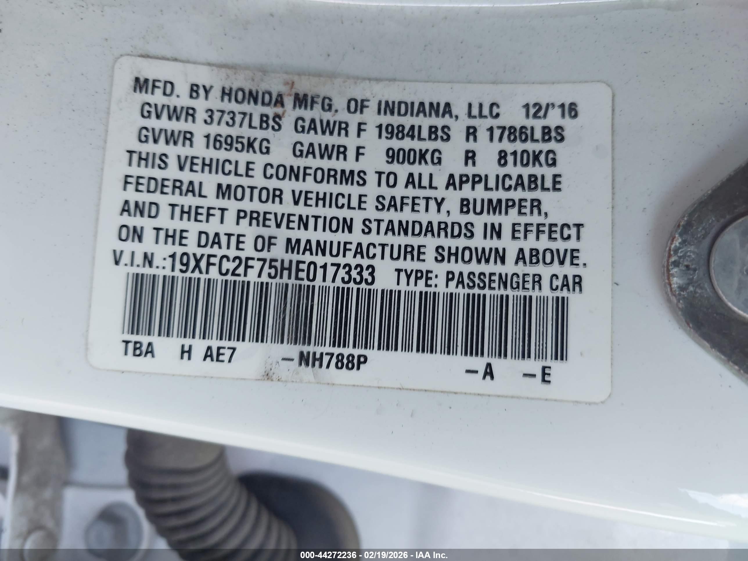 HONDA CIVIC image 9