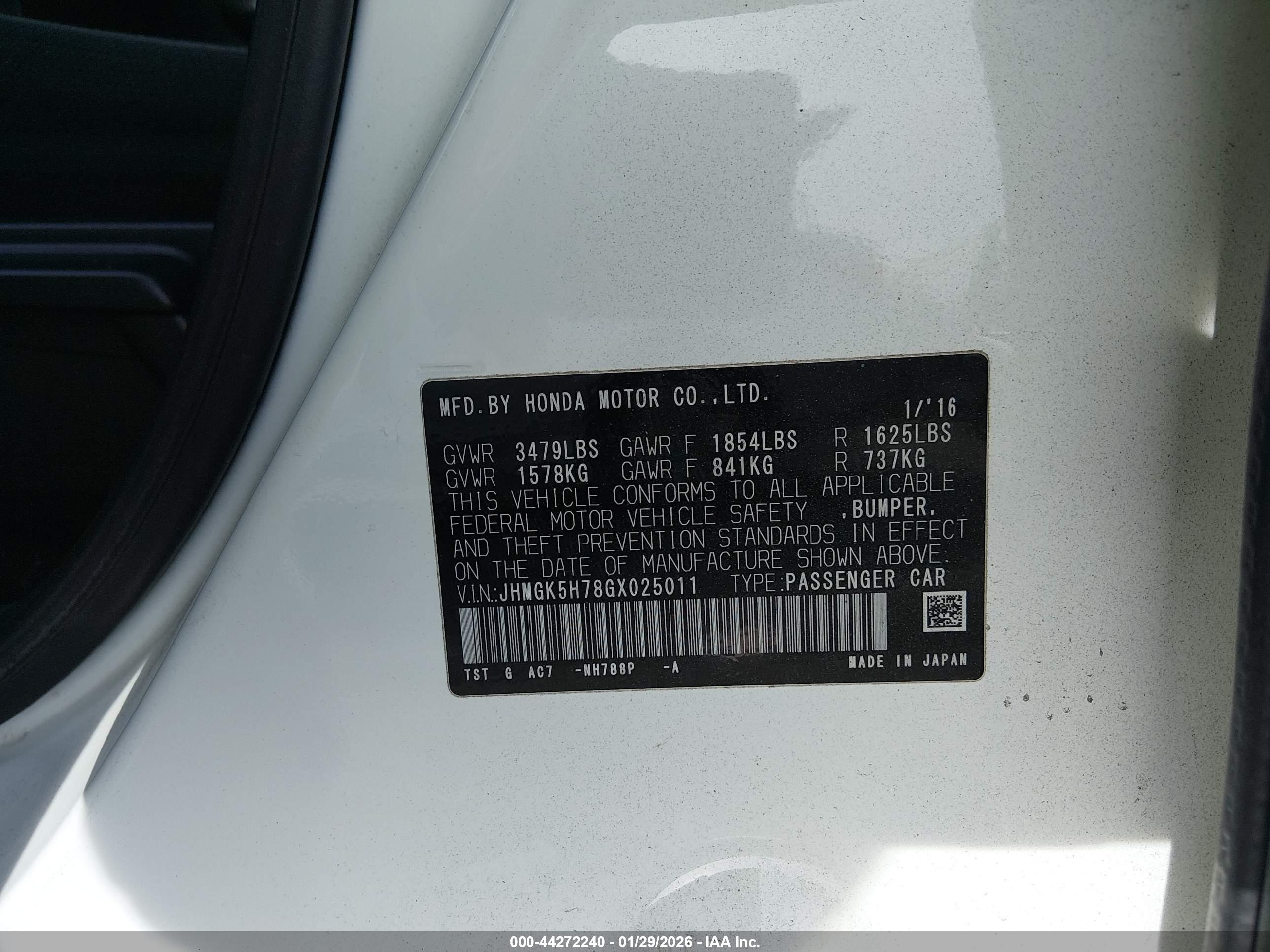 HONDA FIT image 9