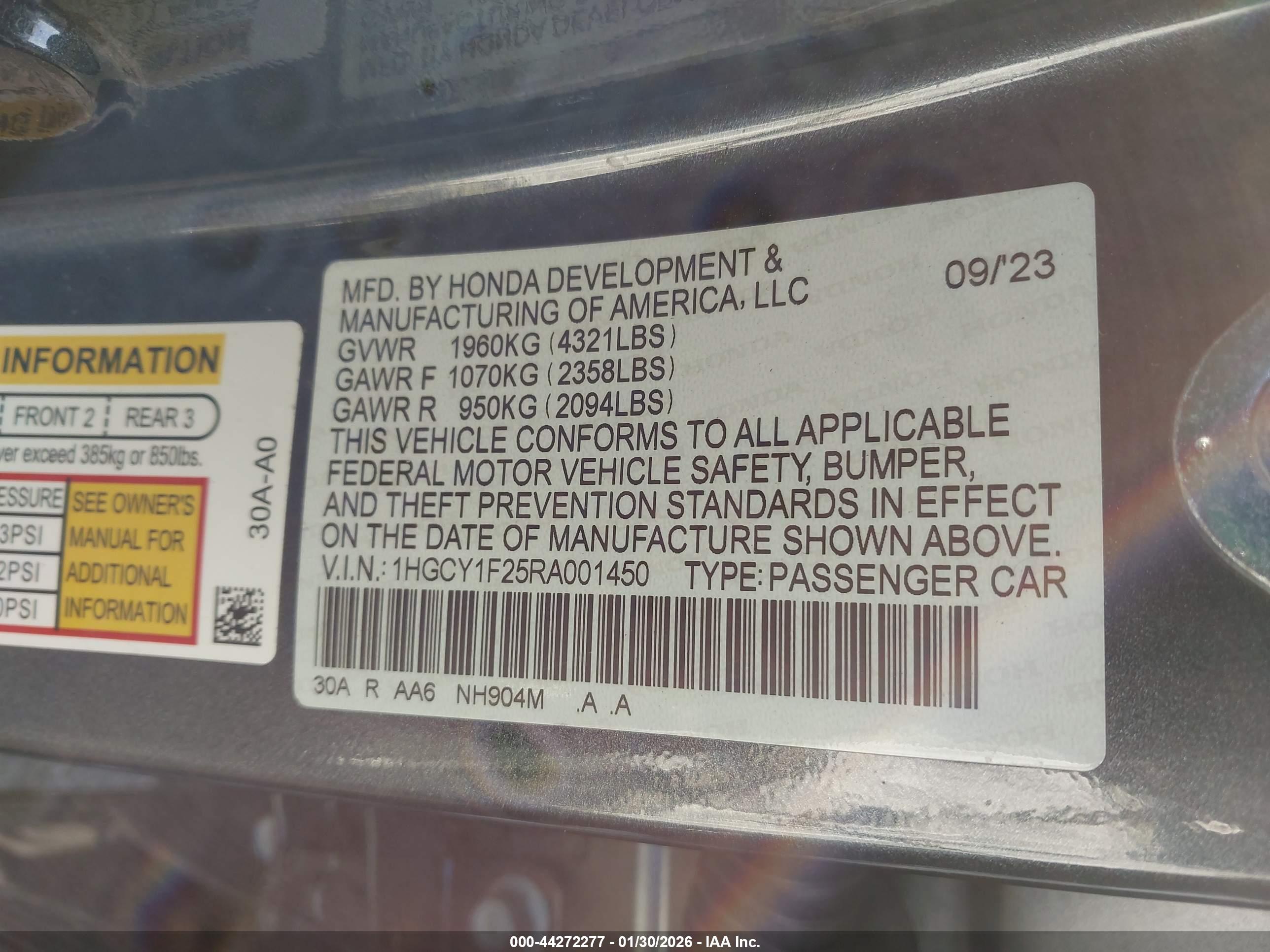 HONDA ACCORD image 9