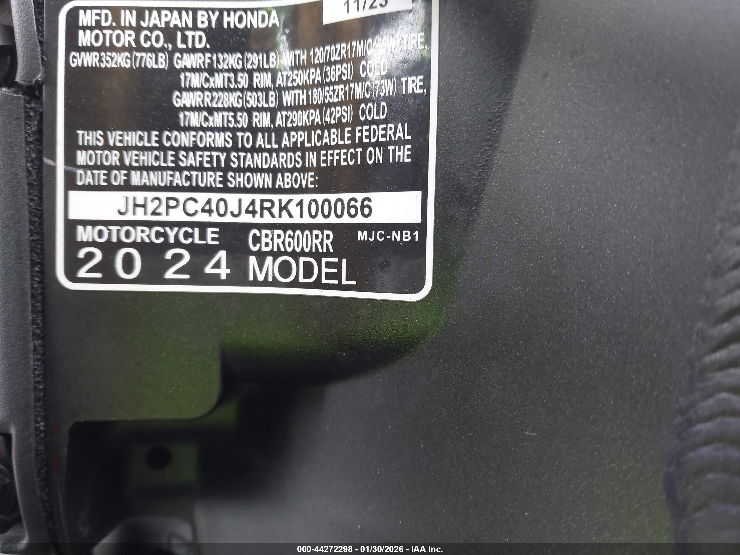 HONDA CBR600 image 10