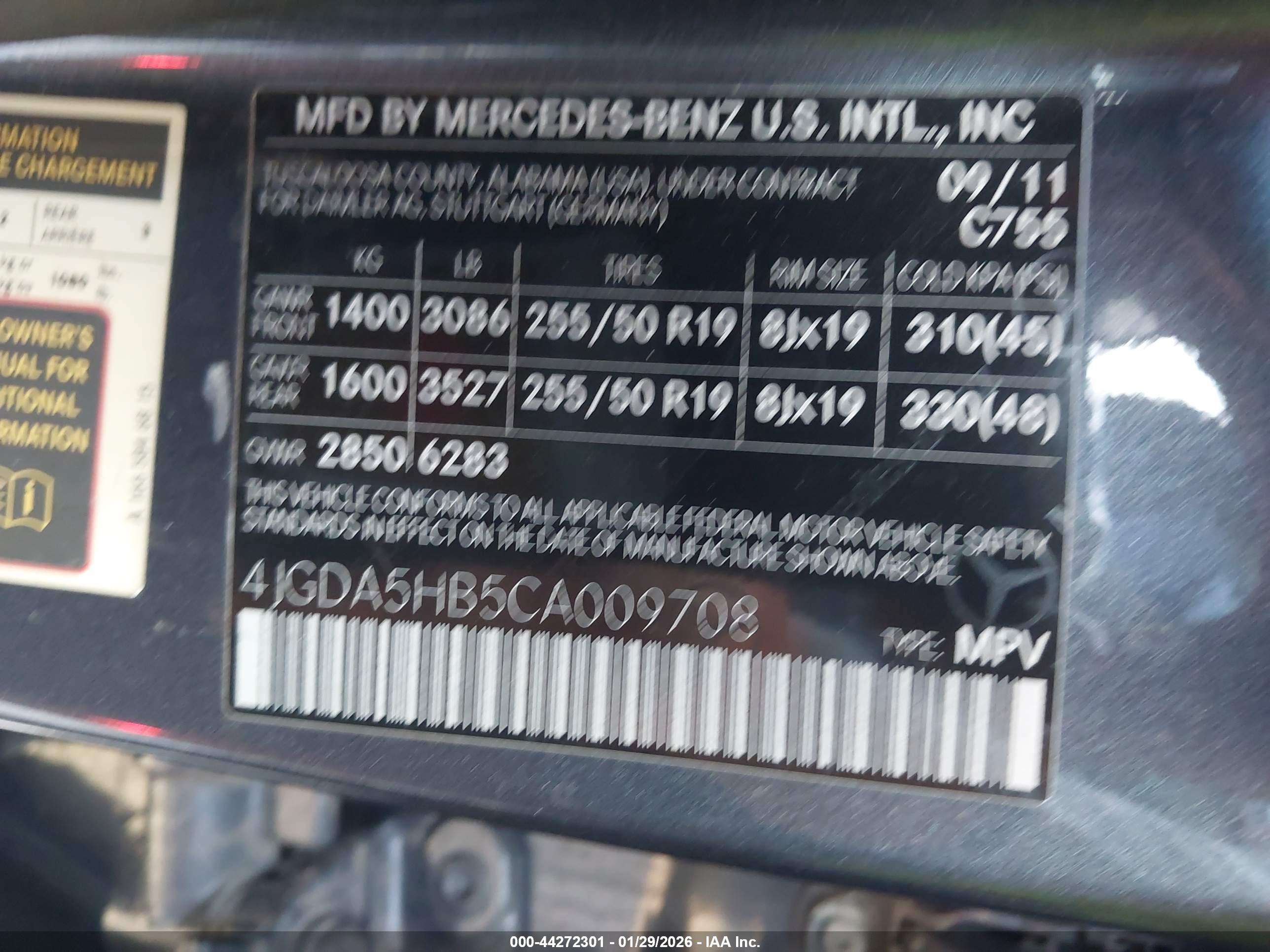 MERCEDES-BENZ ML image 9