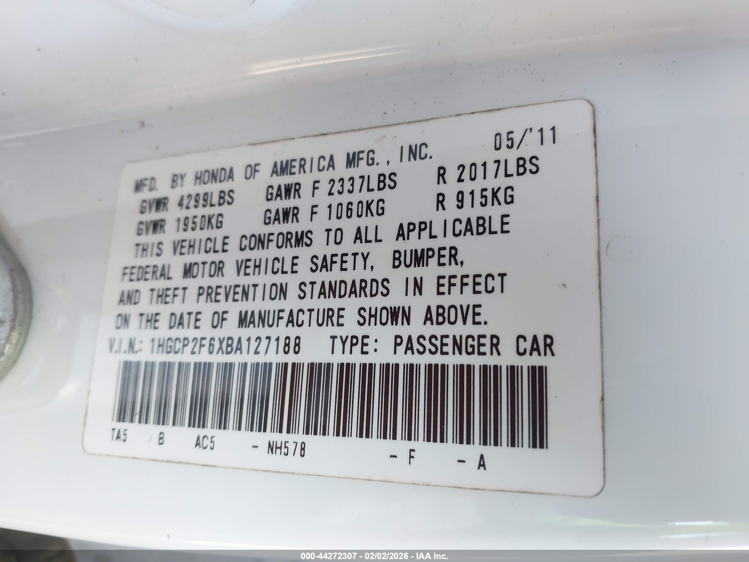 HONDA ACCORD image 9