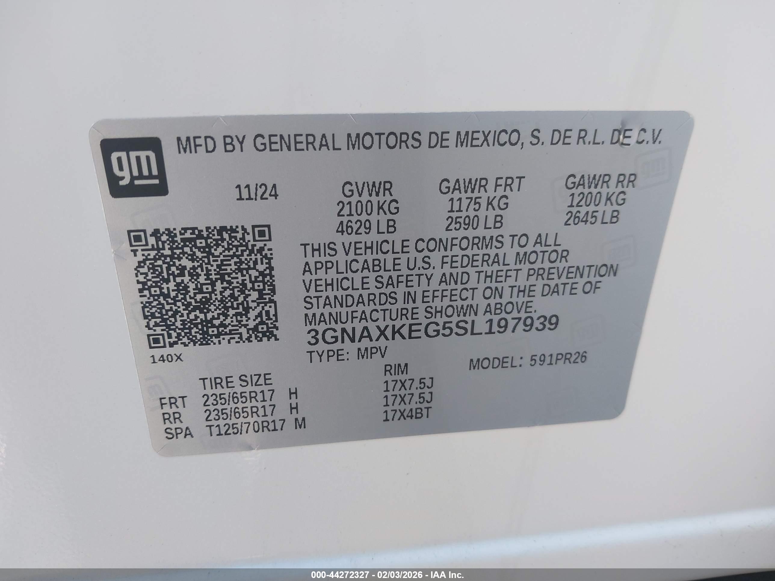 CHEVROLET EQUINOX image 9
