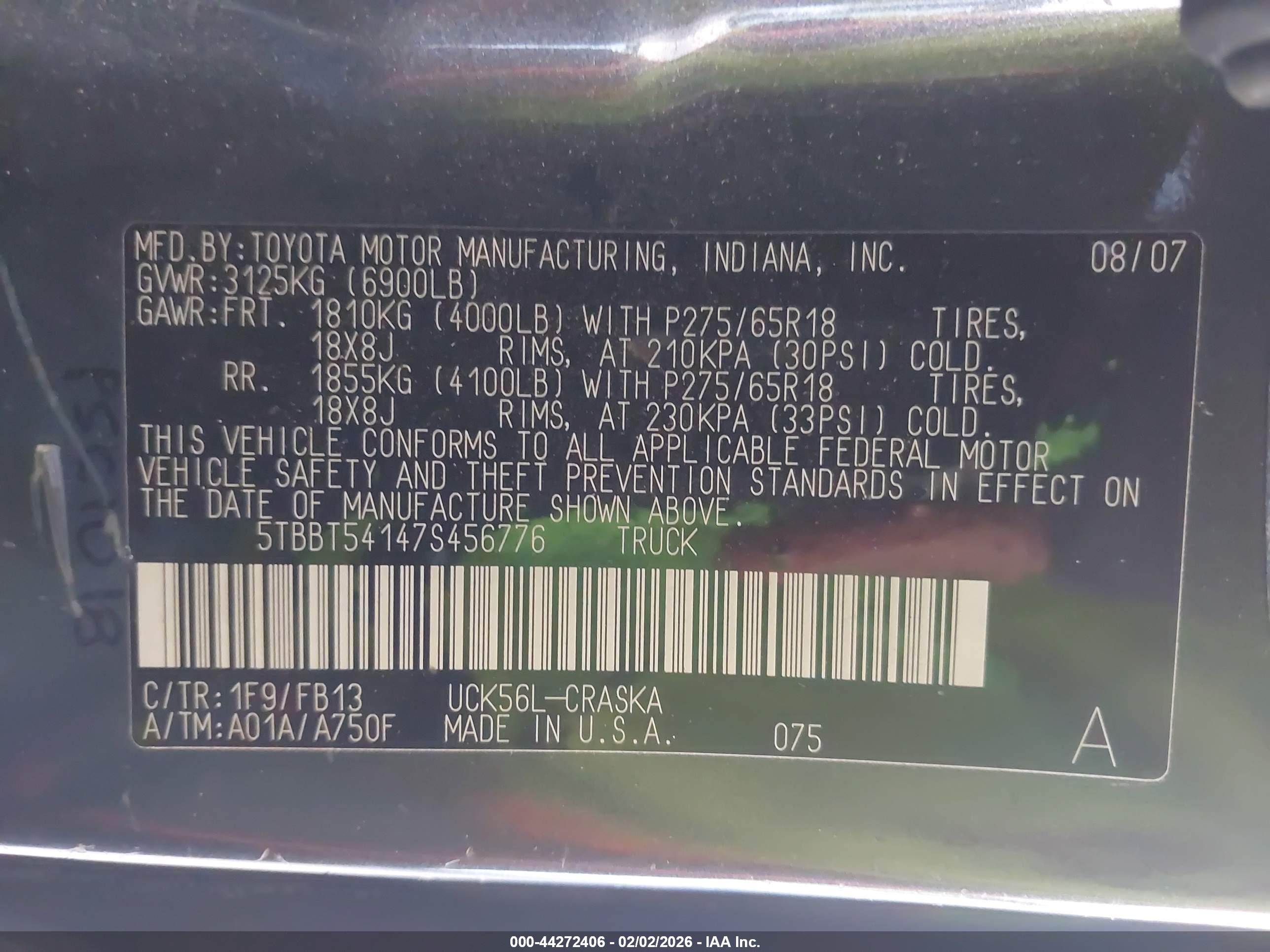 TOYOTA TUNDRA image 9