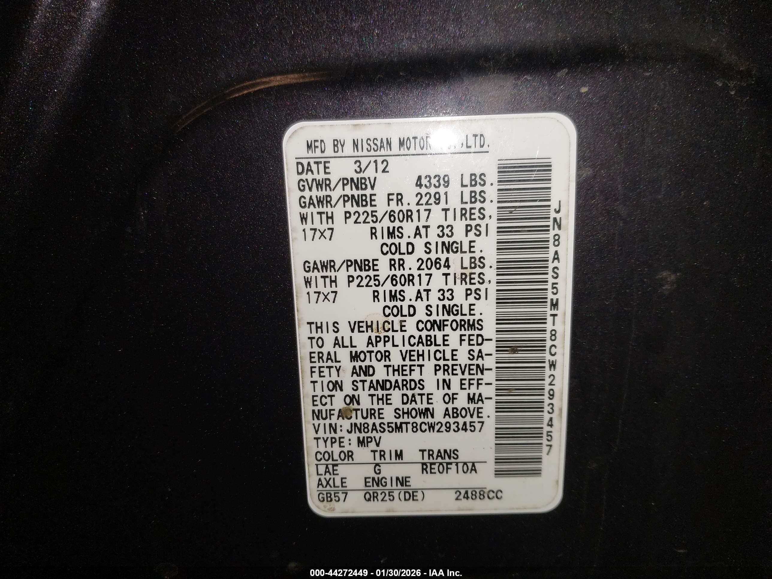 NISSAN ROGUE image 9