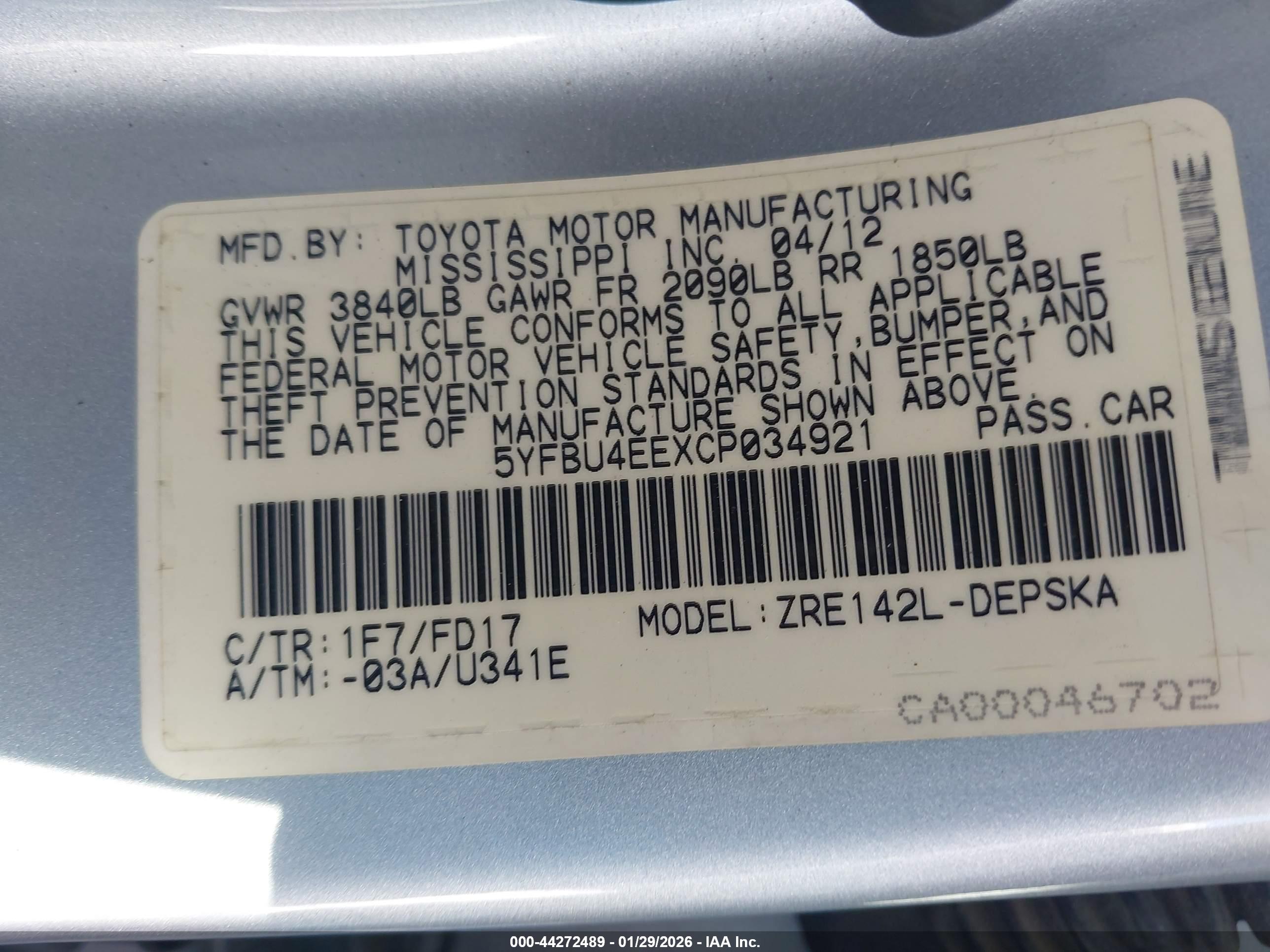 TOYOTA COROLLA image 9