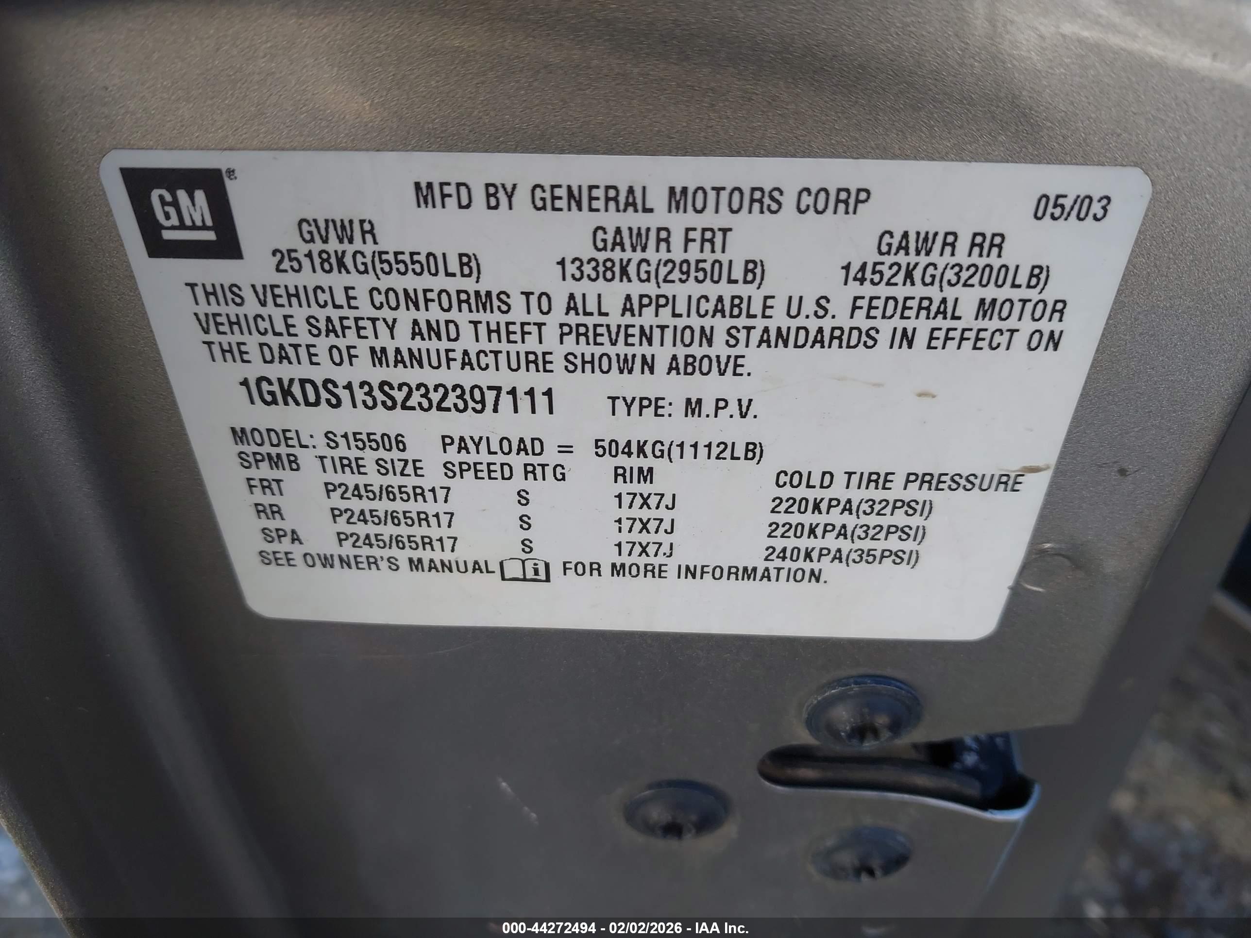 GMC ENVOY image 9