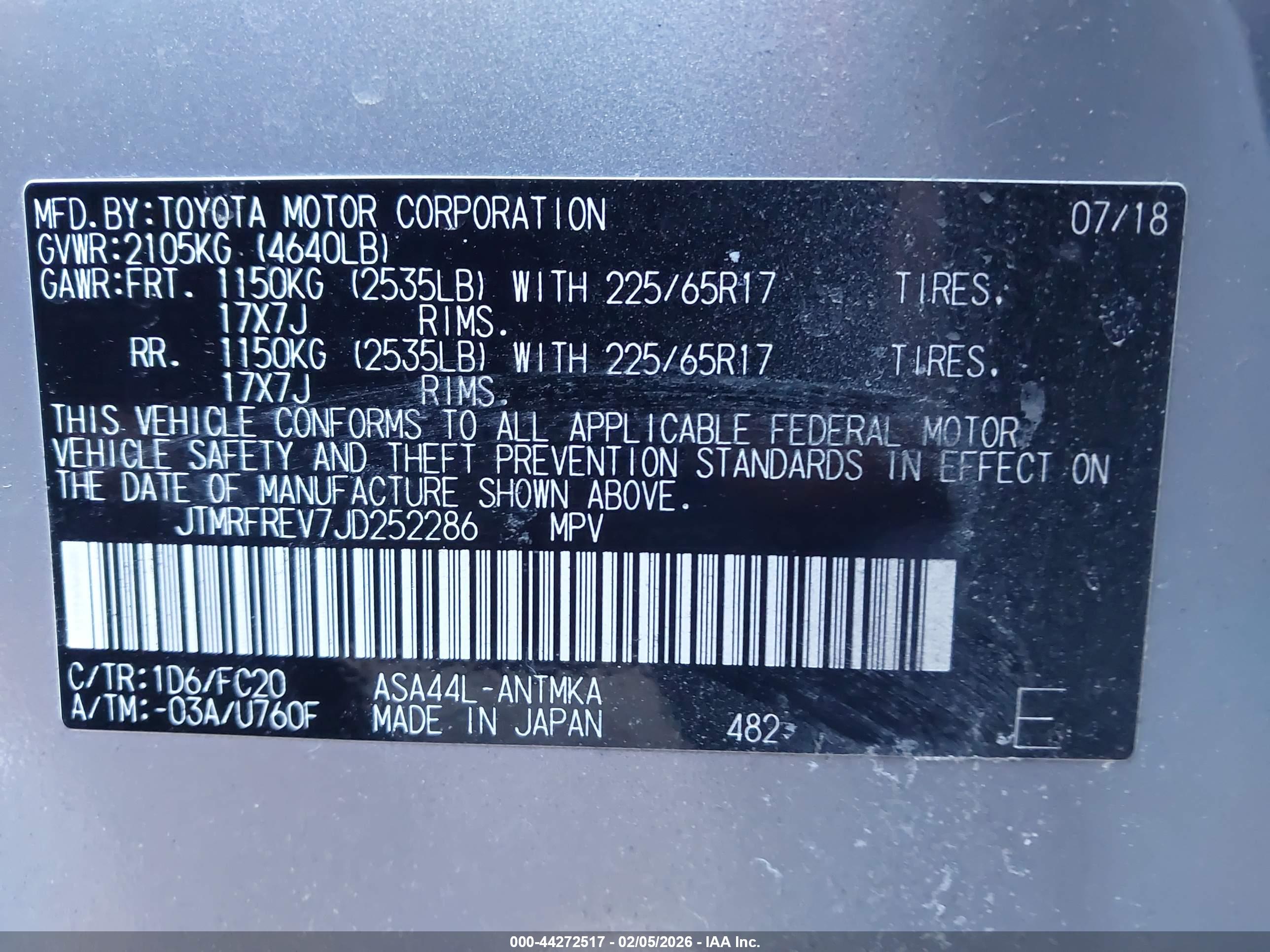 TOYOTA RAV4 image 9