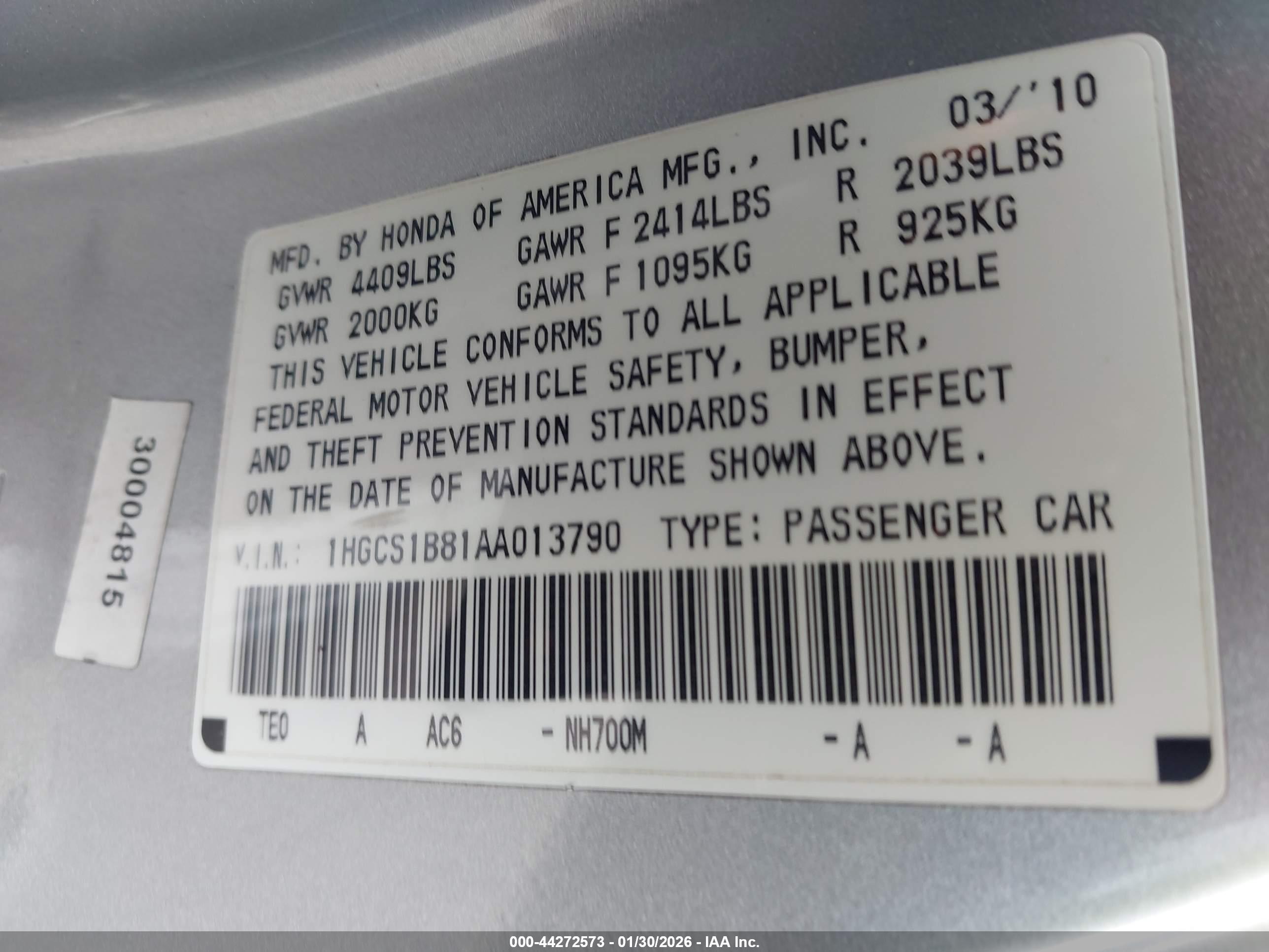 HONDA ACCORD image 9