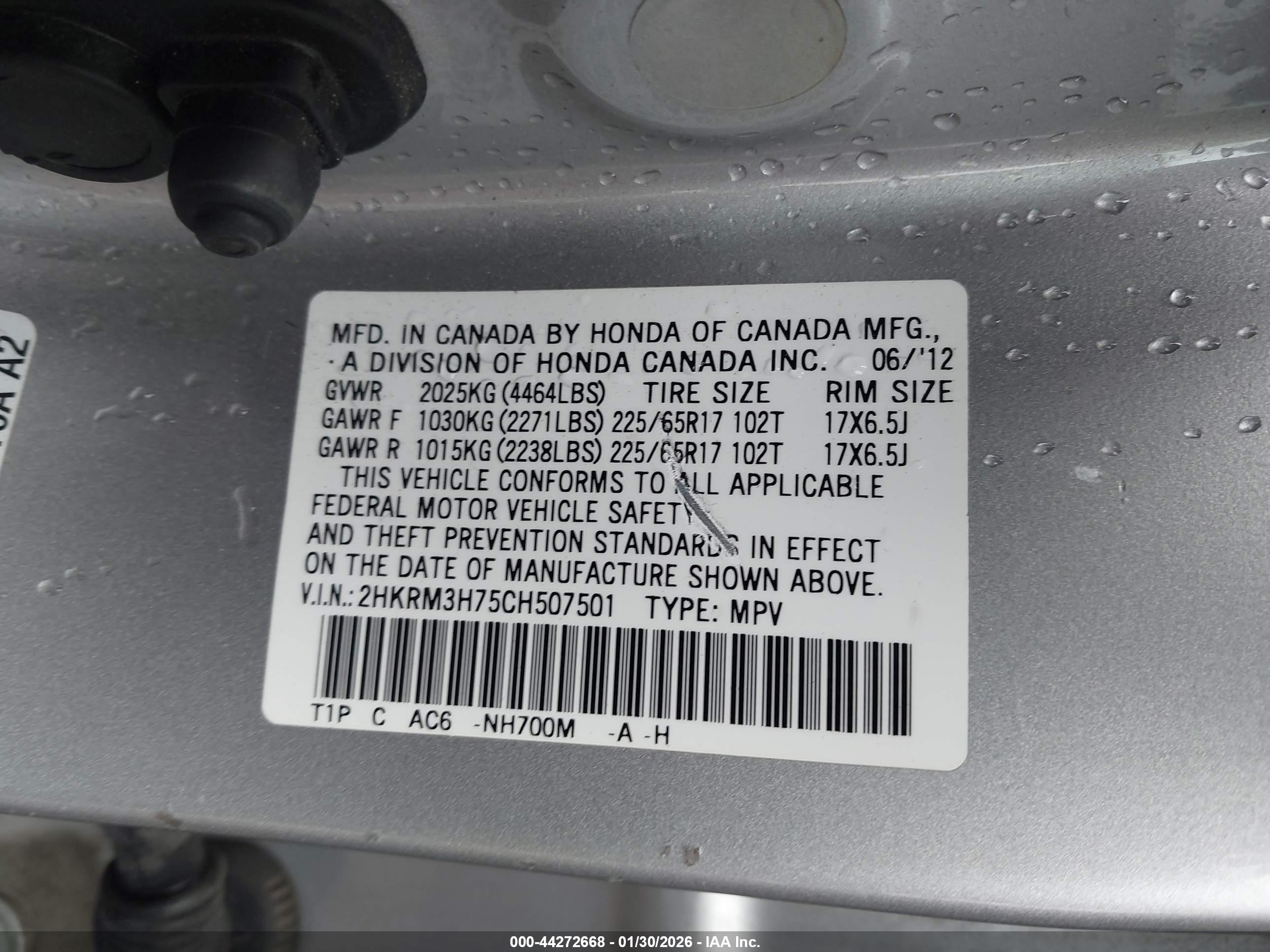 HONDA CR-V image 9