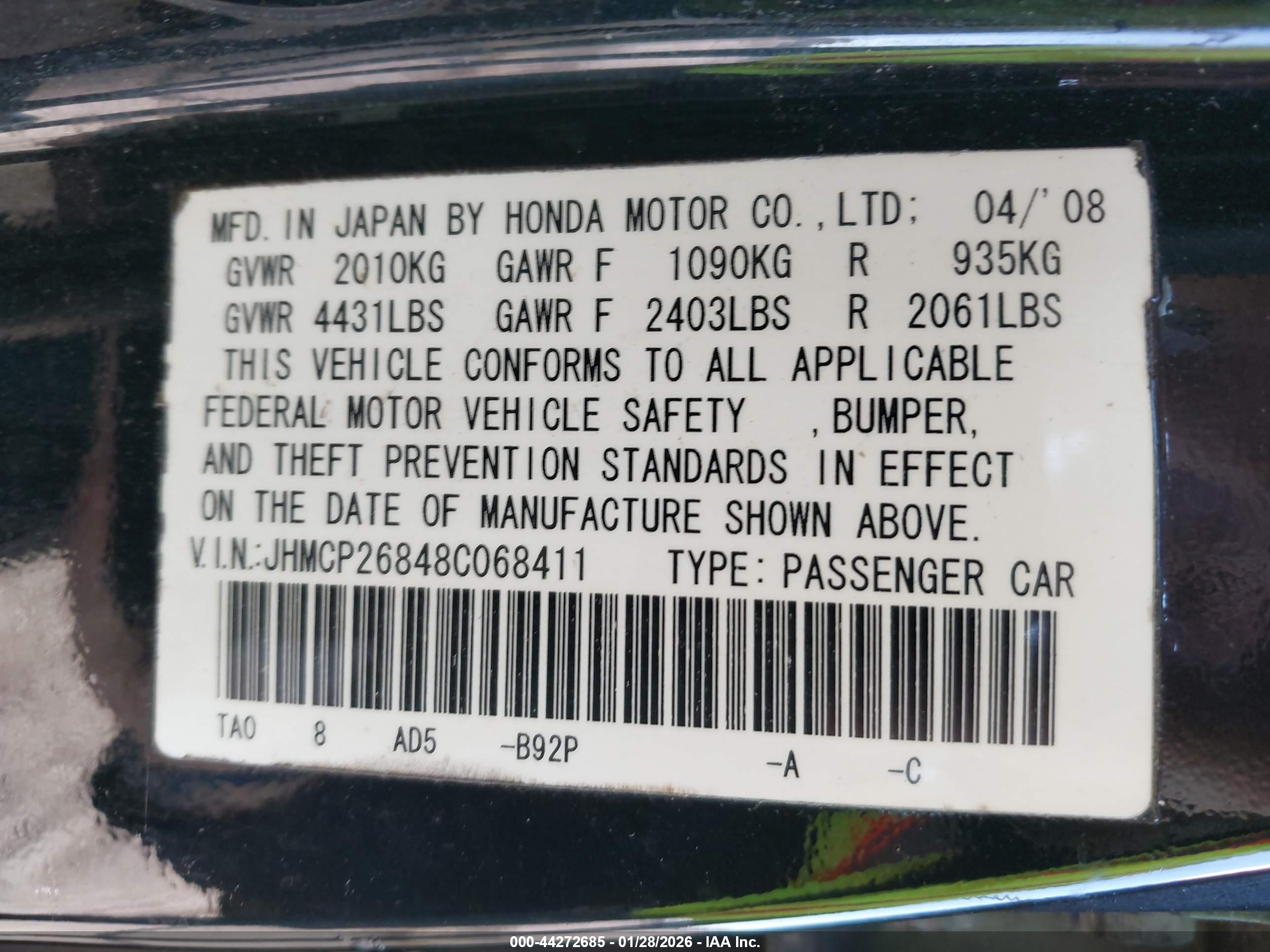 HONDA ACCORD image 9