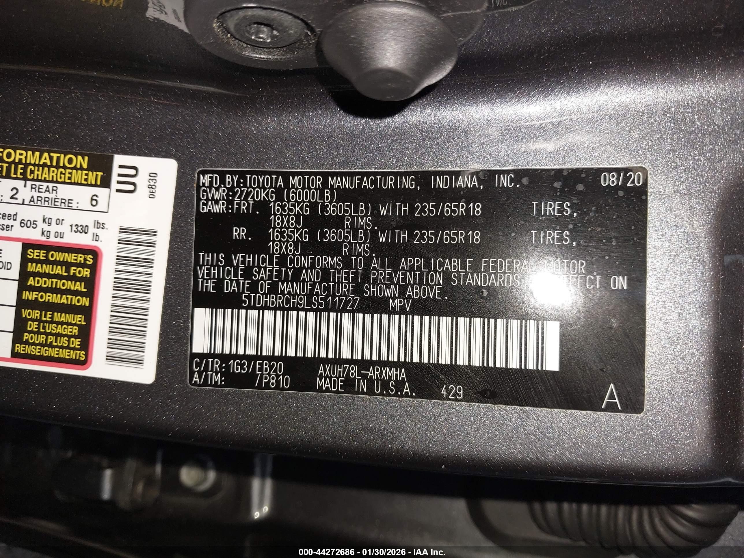 TOYOTA HIGHLANDER image 9