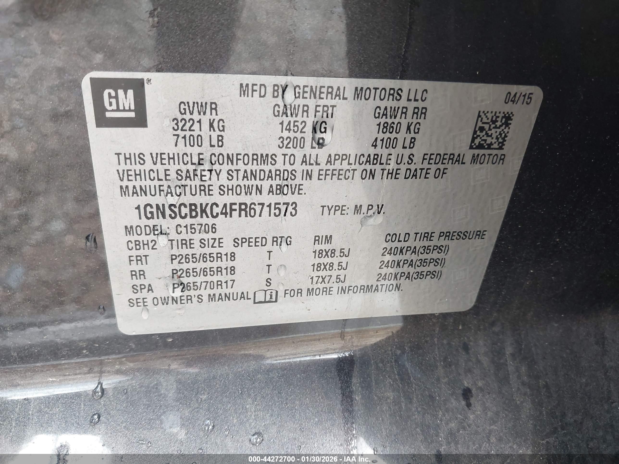 CHEVROLET TAHOE image 9