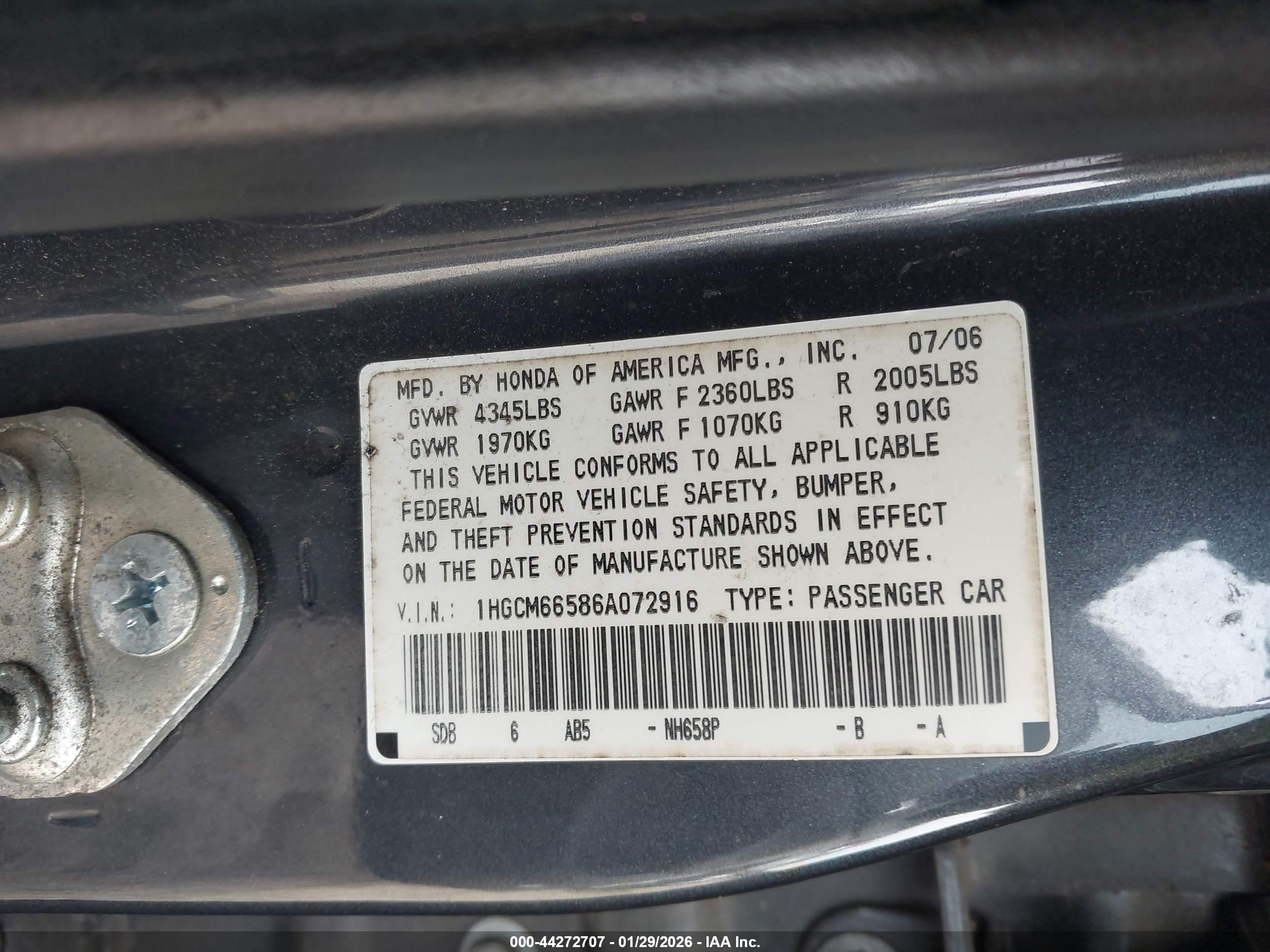 HONDA ACCORD image 9