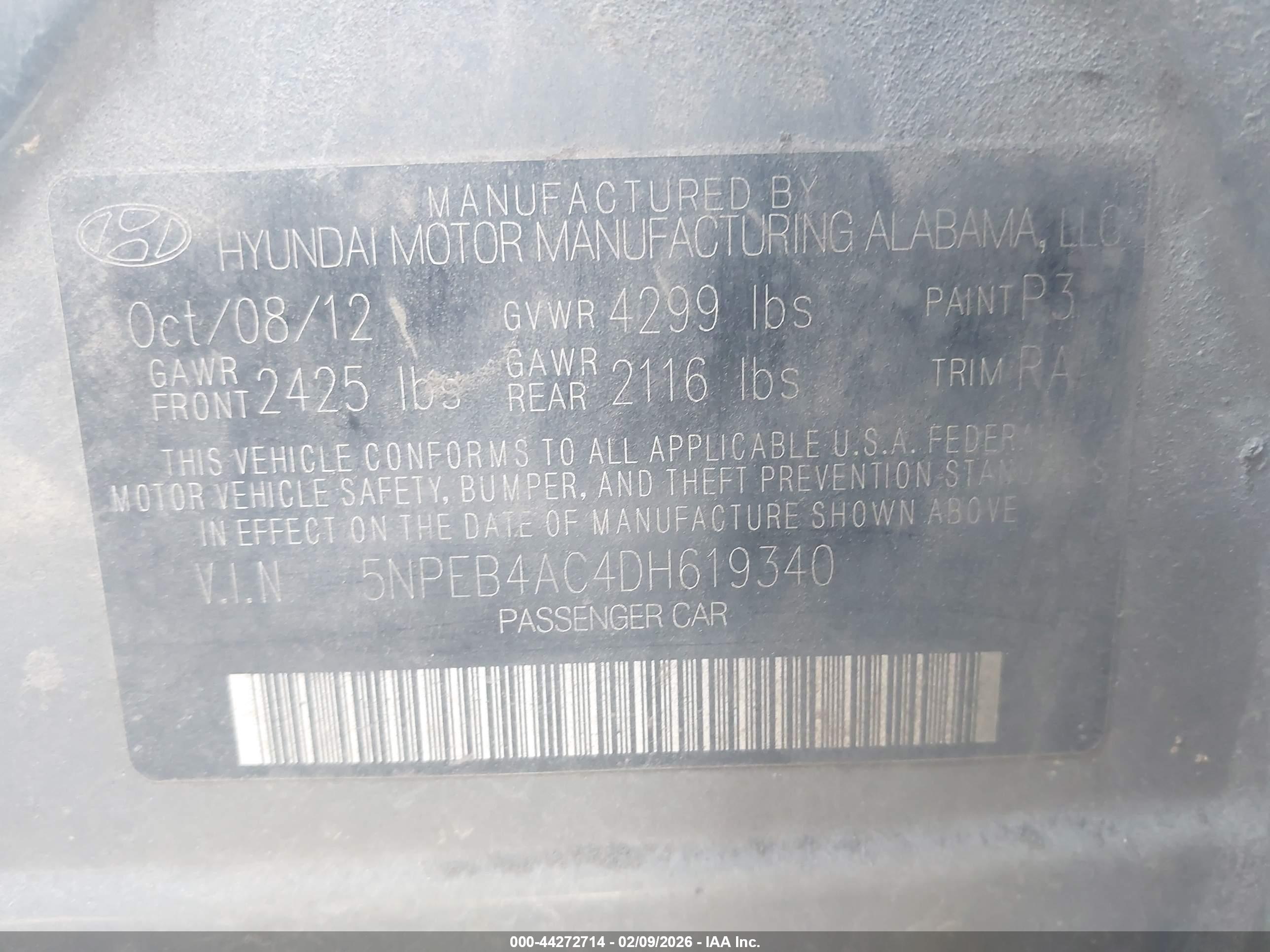 HYUNDAI SONATA image 9