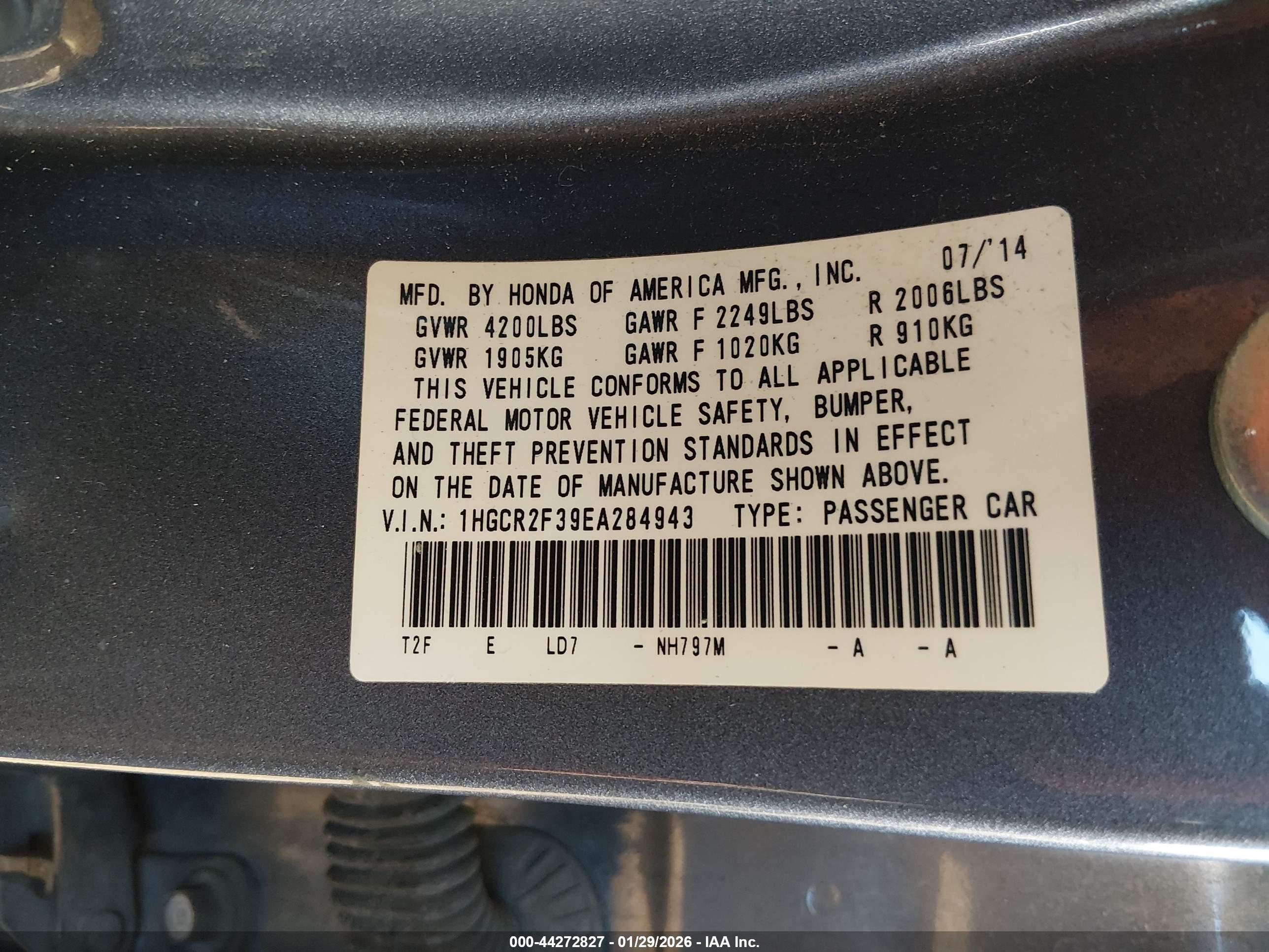 HONDA ACCORD image 9