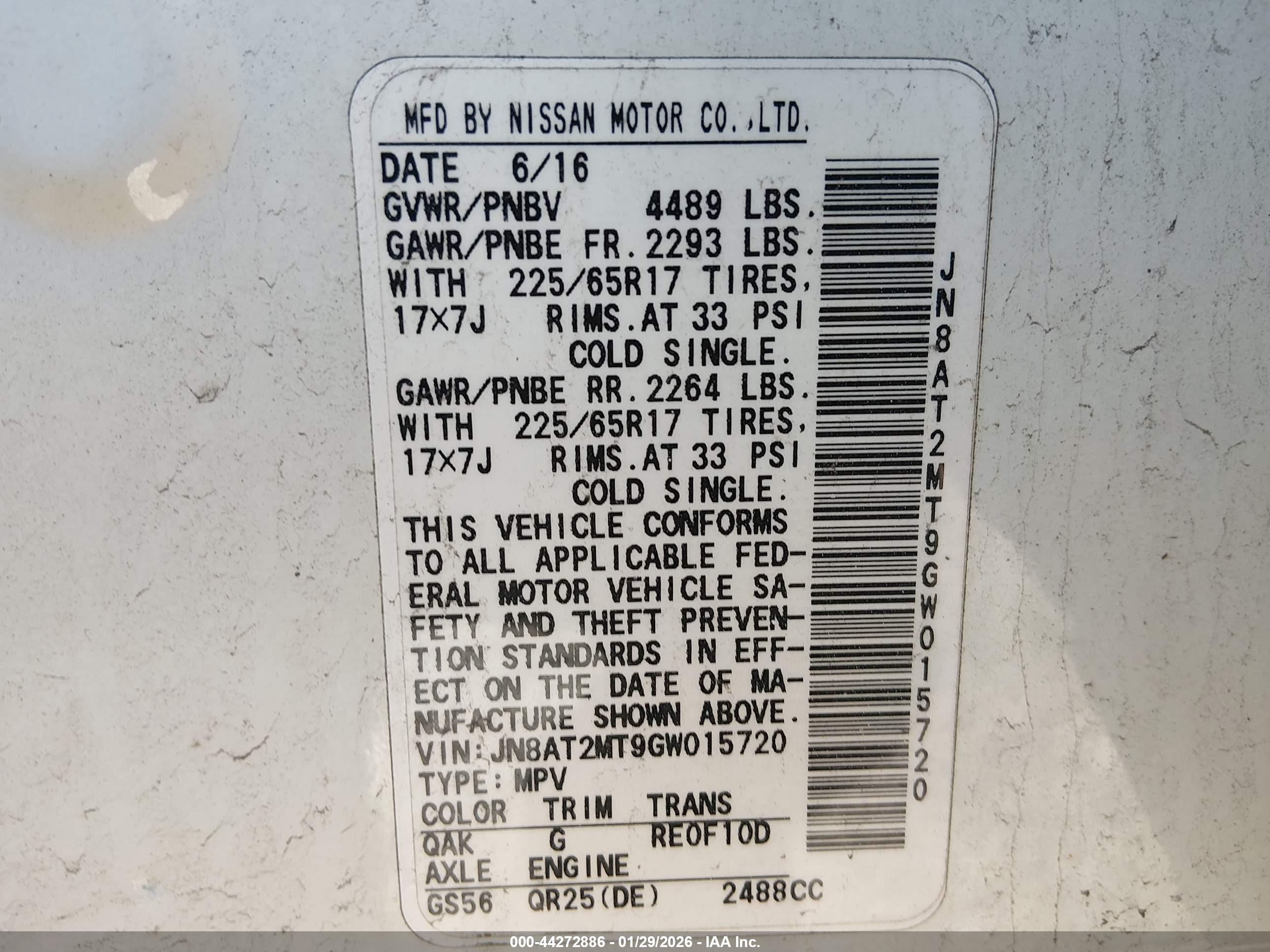 NISSAN ROGUE image 9