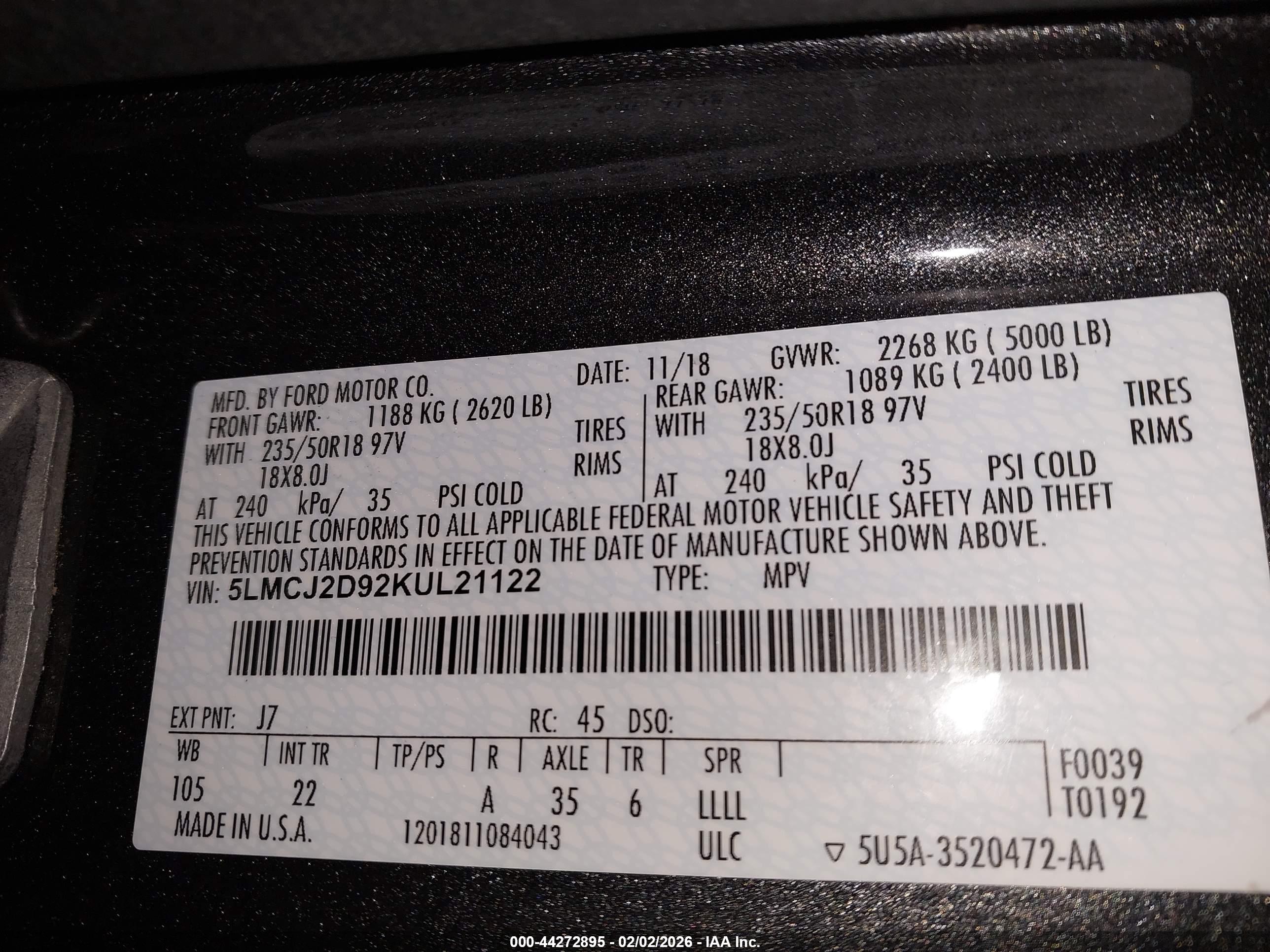LINCOLN MKC image 9