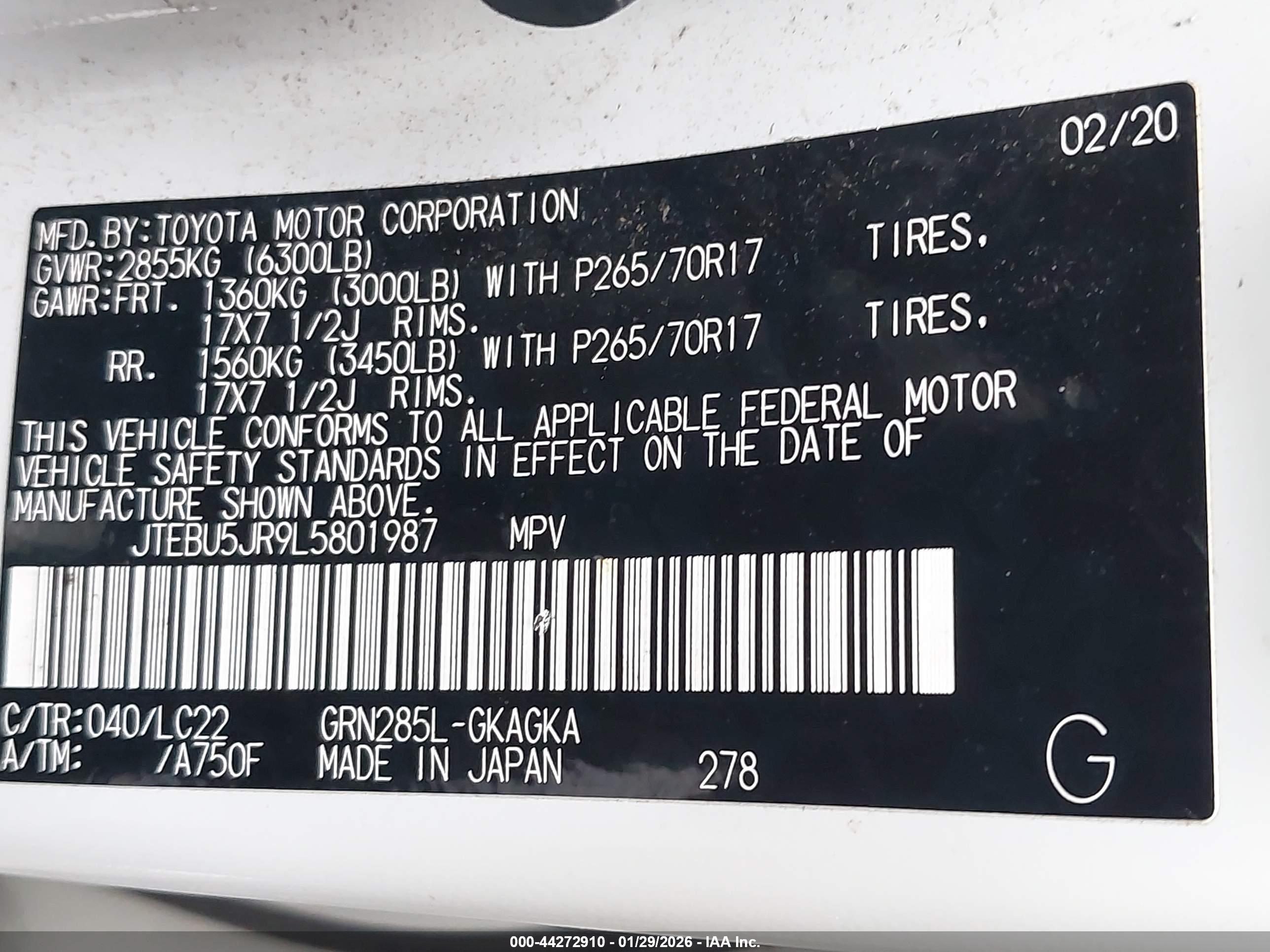 TOYOTA 4RUNNER image 9