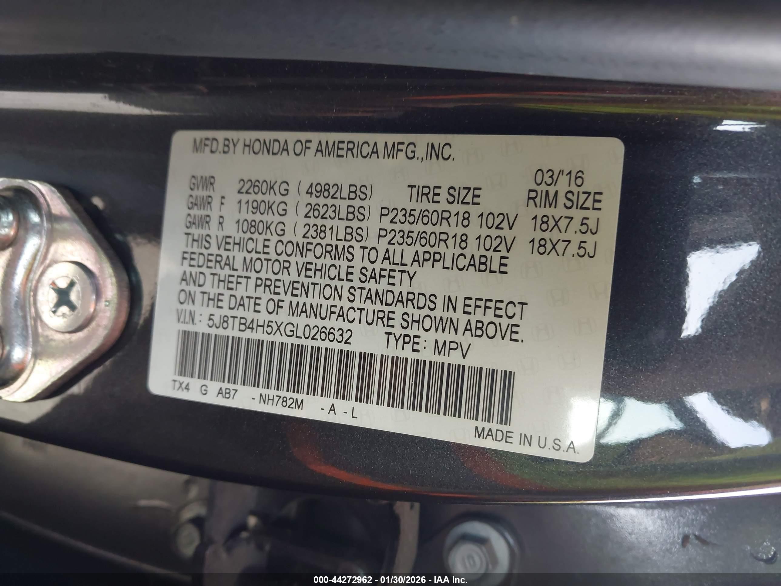 ACURA RDX image 9