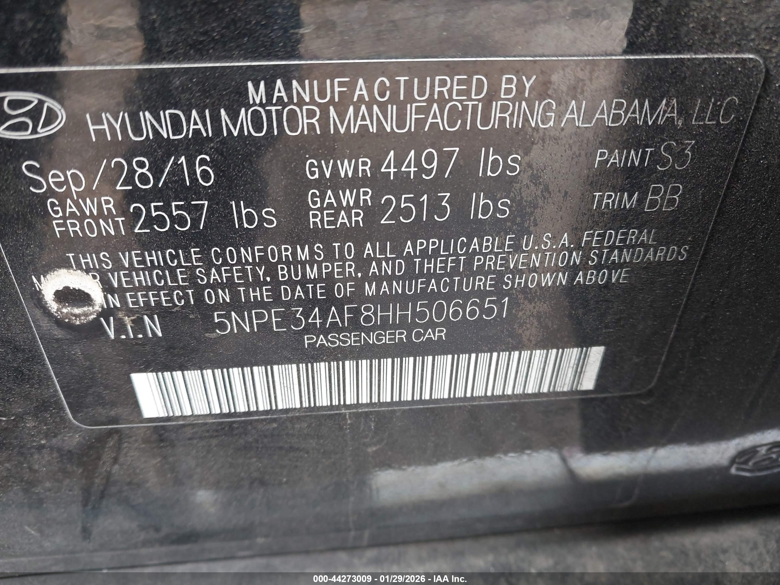 HYUNDAI SONATA image 9
