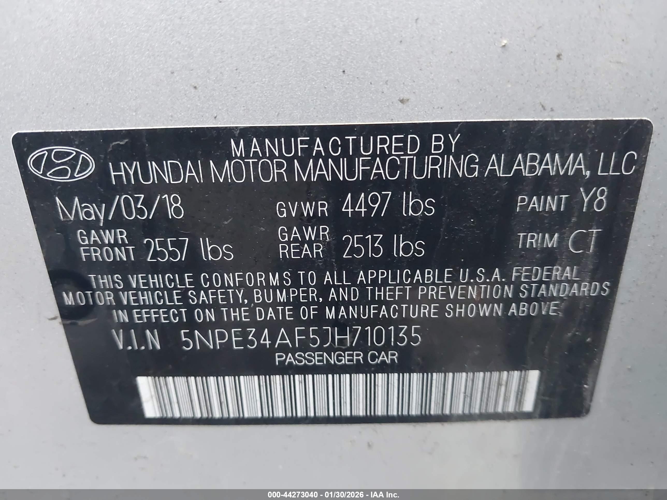 HYUNDAI SONATA image 9