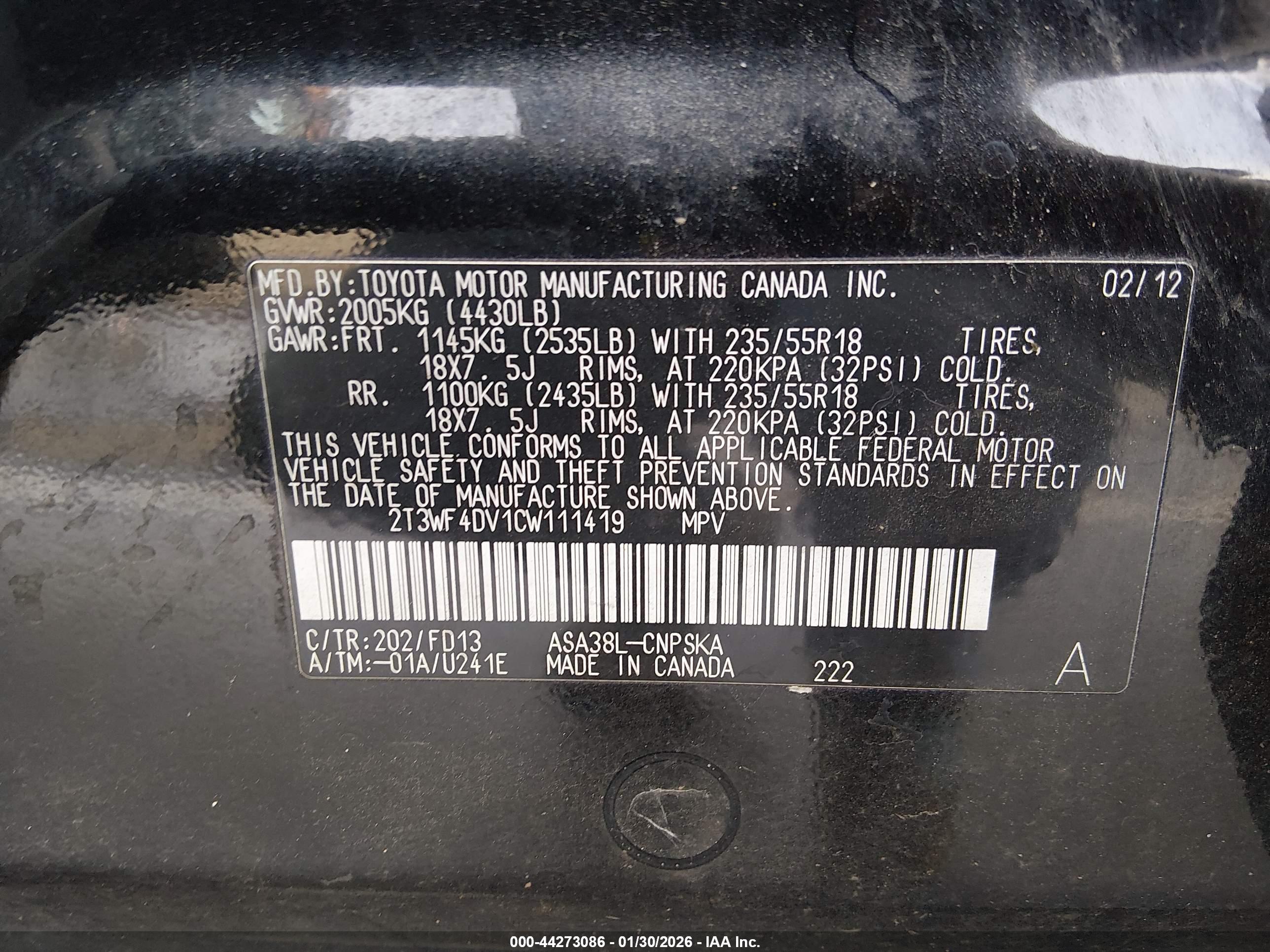 TOYOTA RAV4 image 9
