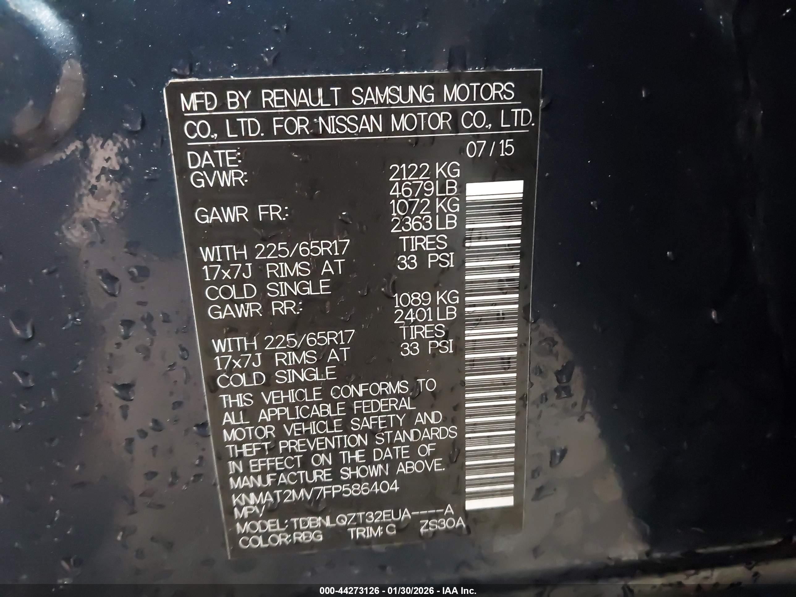 NISSAN ROGUE image 9